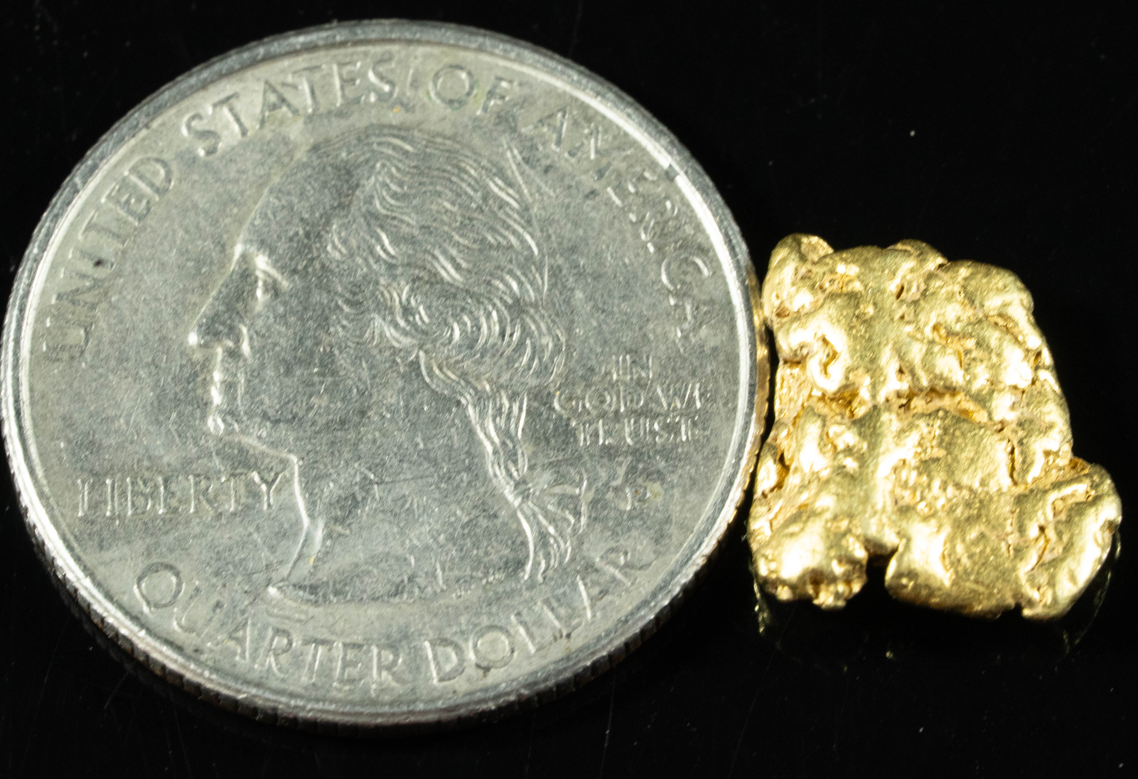#287 Alaskan BC Natural Gold Nugget 3.41 Grams Genuine
