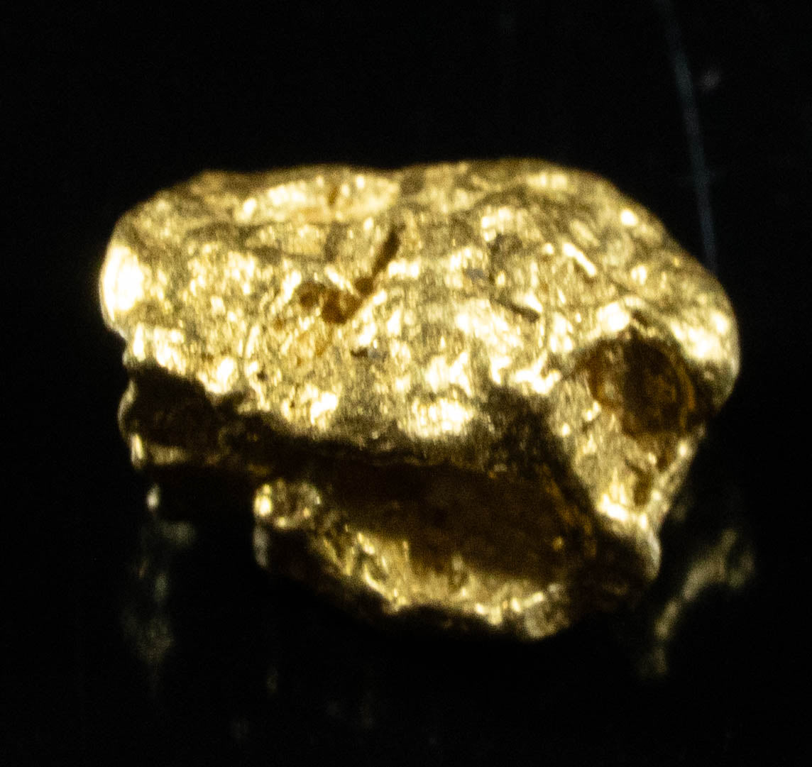 #721 Natural Gold Nugget Australian .46 Grams Genuine