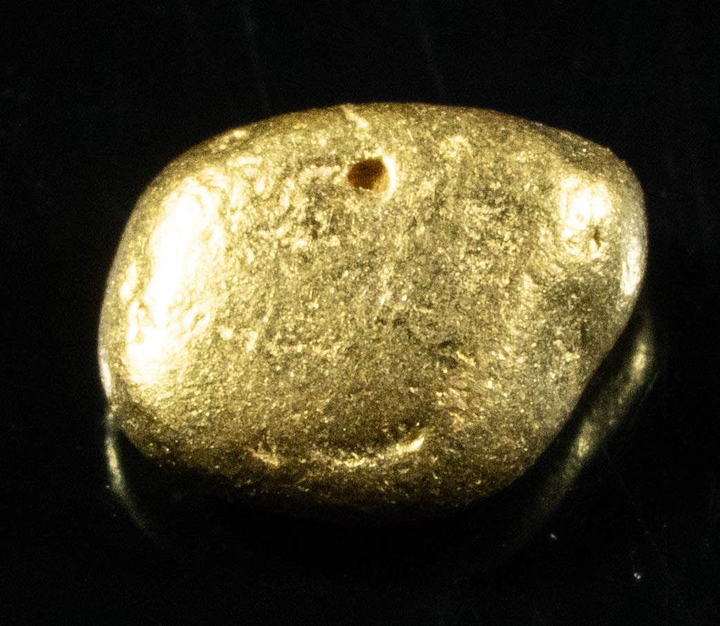 #724 Natural Gold Nugget Australian .42 Grams Genuine