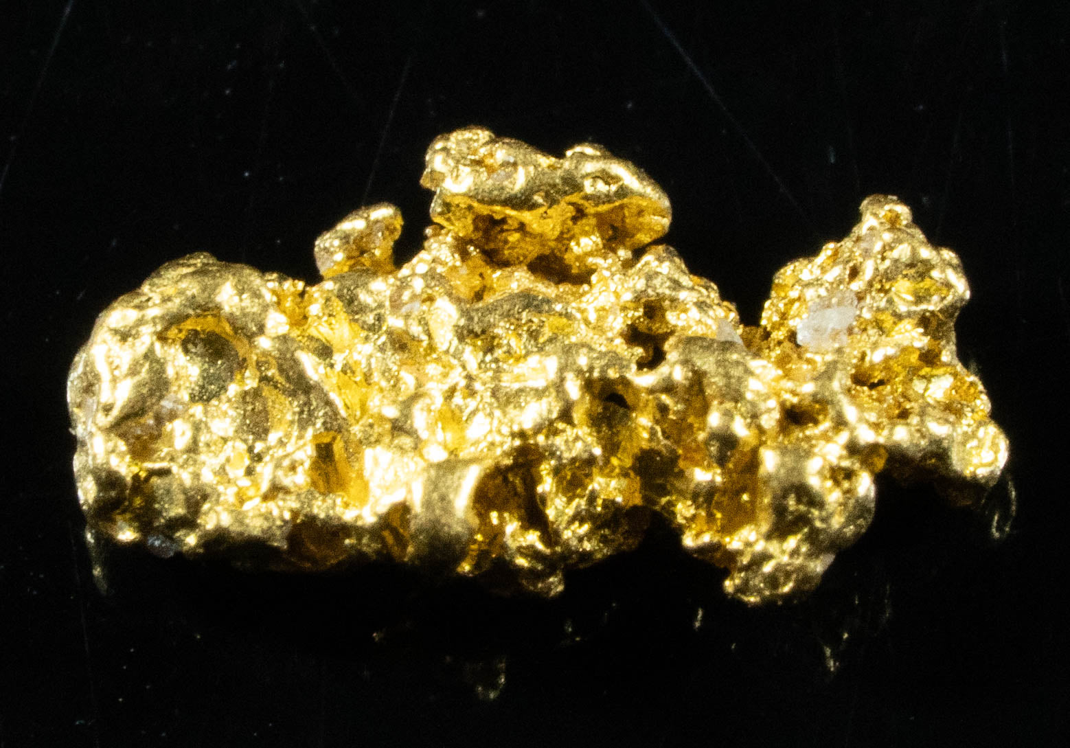 #732 Natural Gold Nugget Australian .38 Grams Genuine