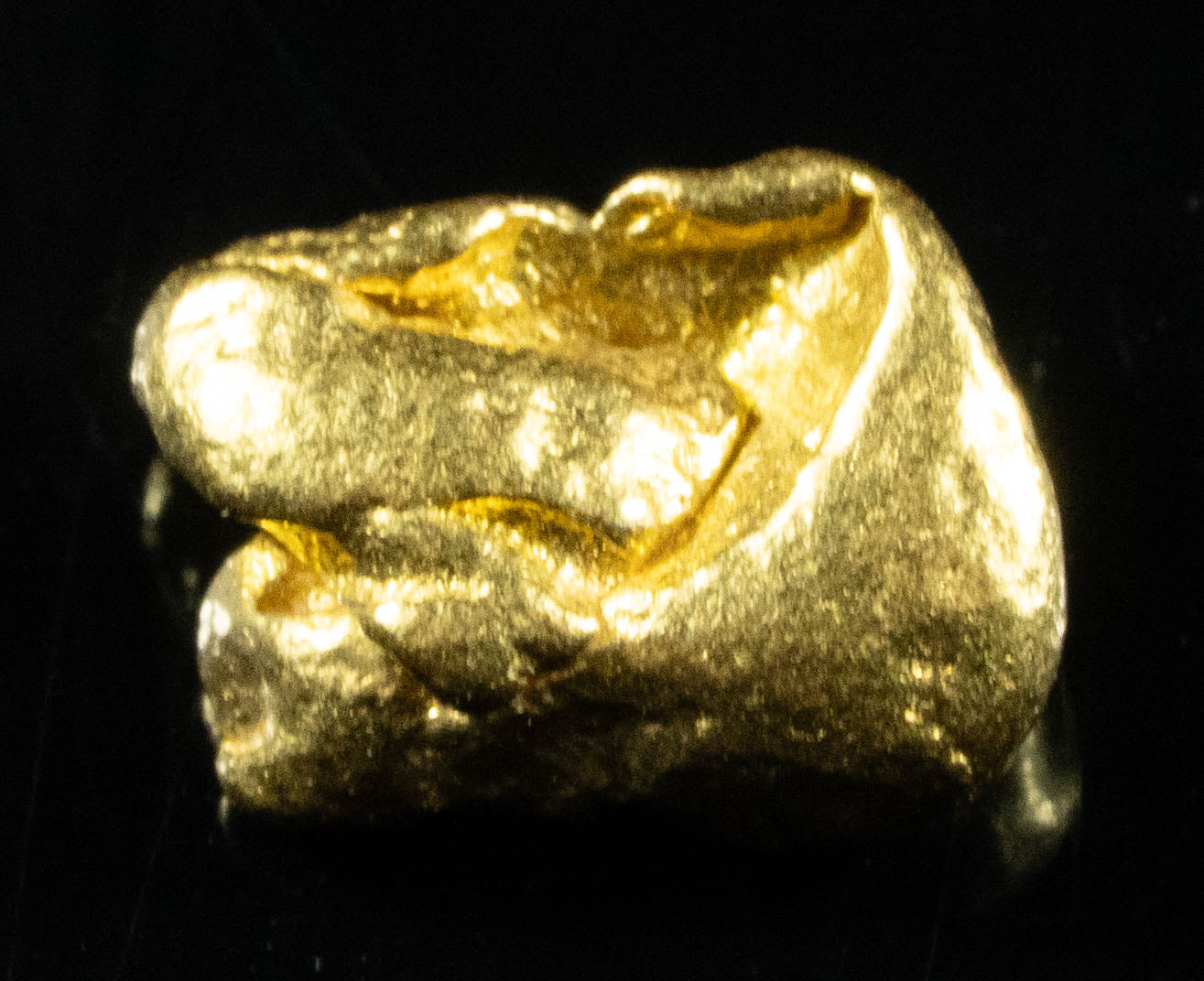#733 Natural Gold Nugget Australian .59 Grams Genuine