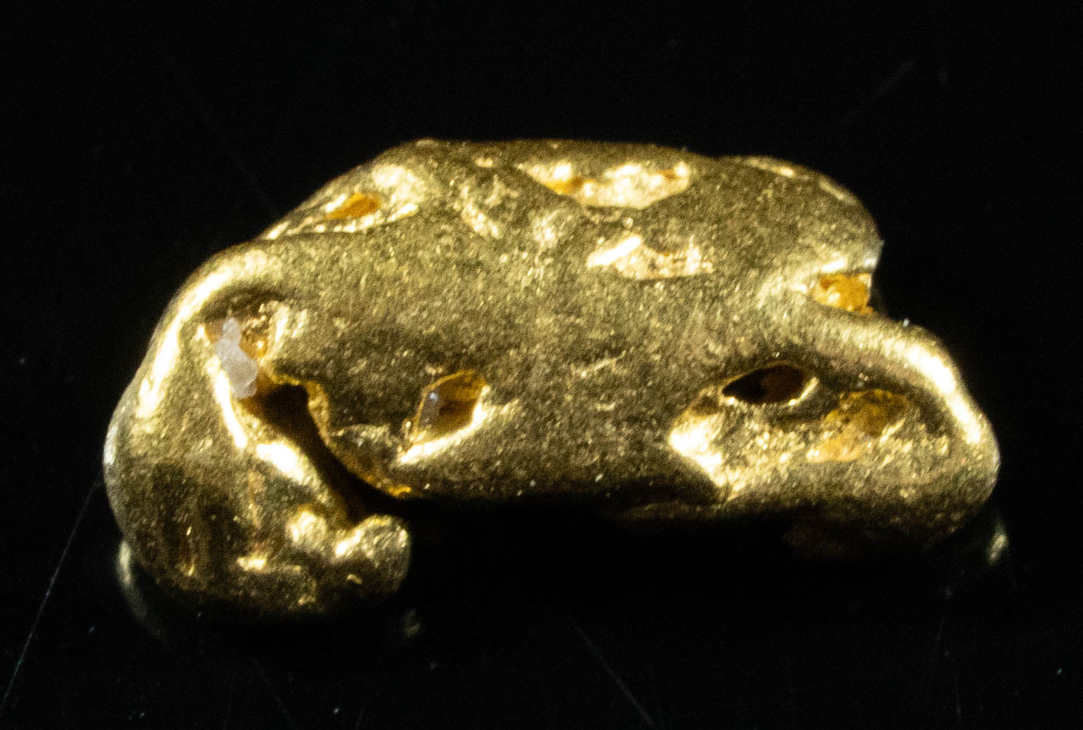 #735 Natural Gold Nugget Australian .63 Grams Genuine