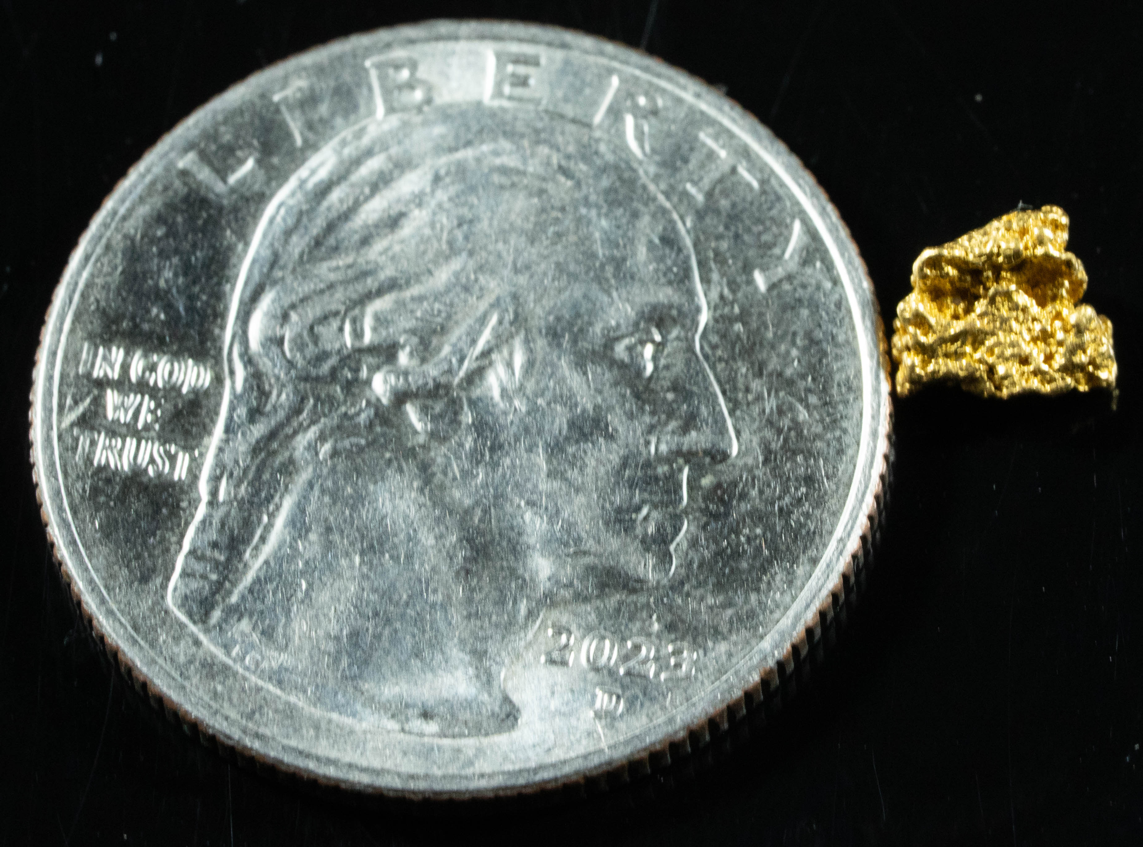 #737 Natural Gold Nugget Australian .40 Grams Genuine
