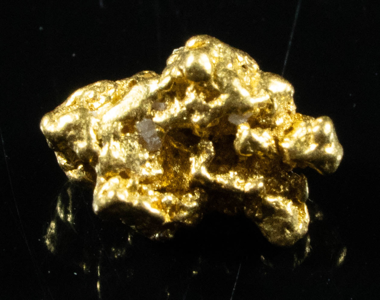 #749 Natural Gold Nugget Australian .54 Grams Genuine