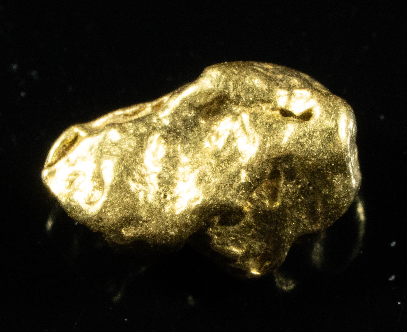 #770 Natural Gold Nugget Australian .58 Grams Genuine