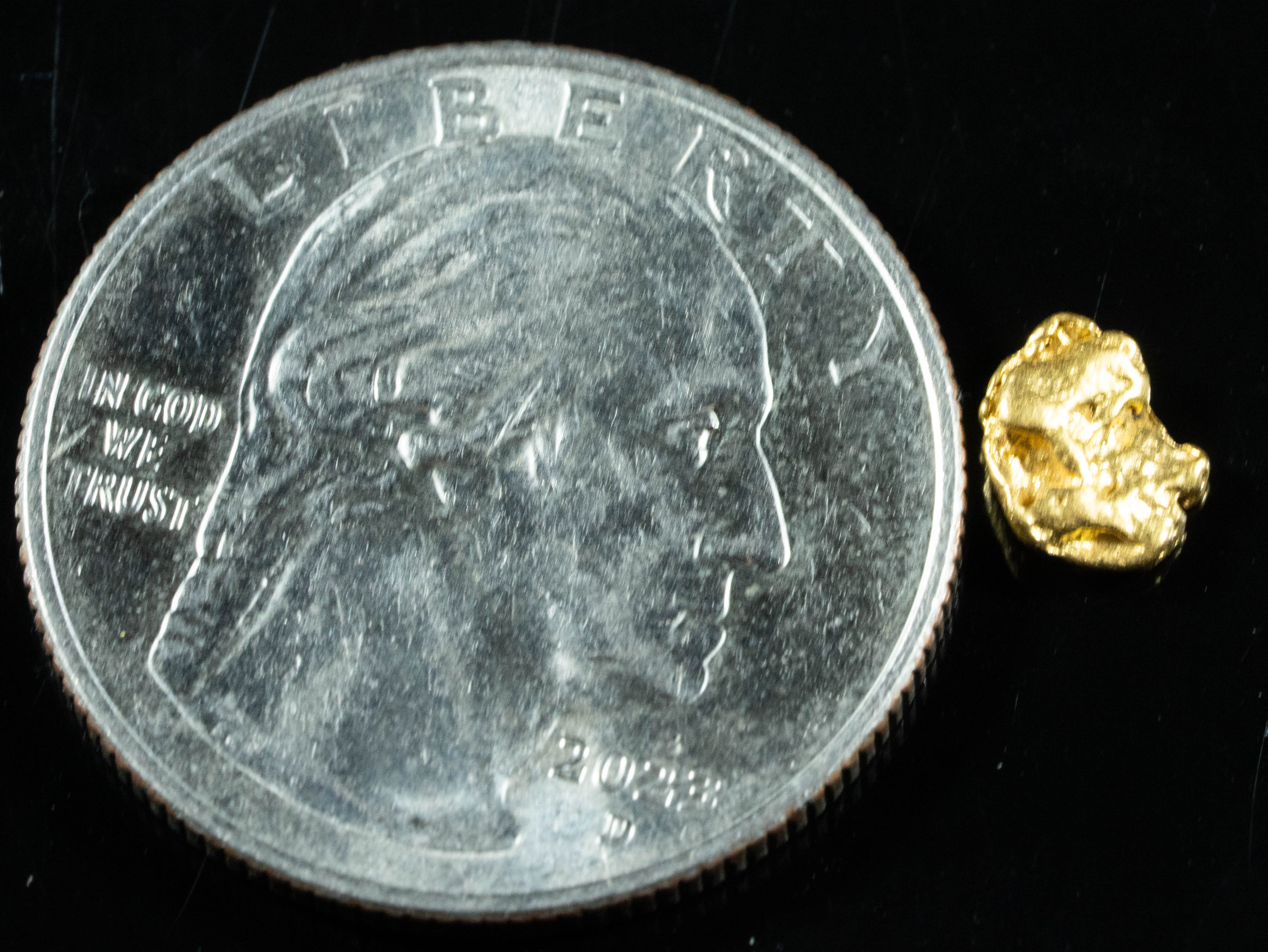 #772 Natural Gold Nugget Australian .51 Grams Genuine