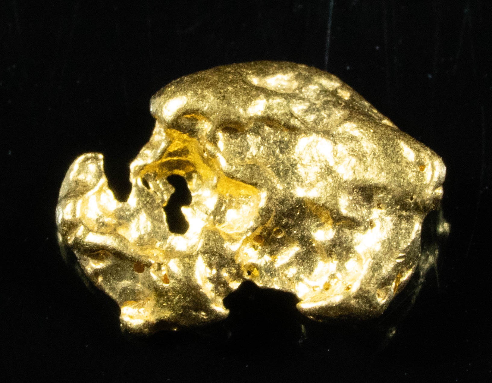 #775 Natural Gold Nugget Australian .62 Grams Genuine