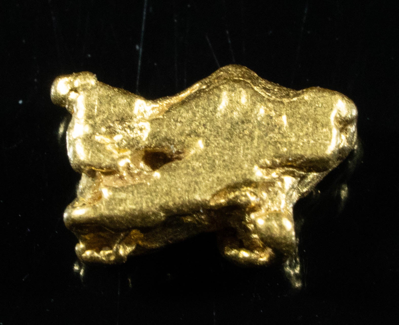 #776 Natural Gold Nugget Australian .85 Grams Genuine