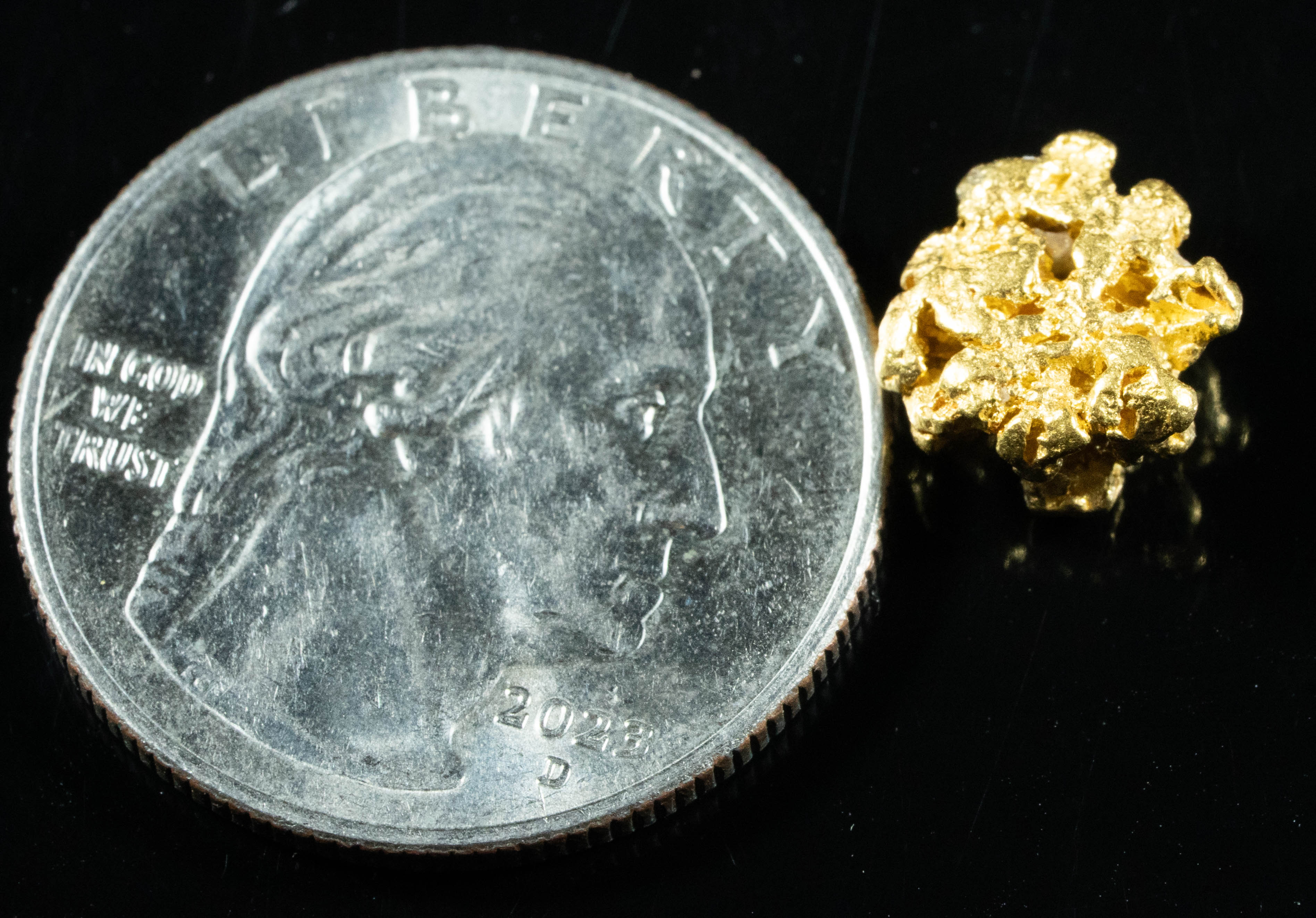 #906 Natural Gold Nugget Australian 2.28 Grams Genuine