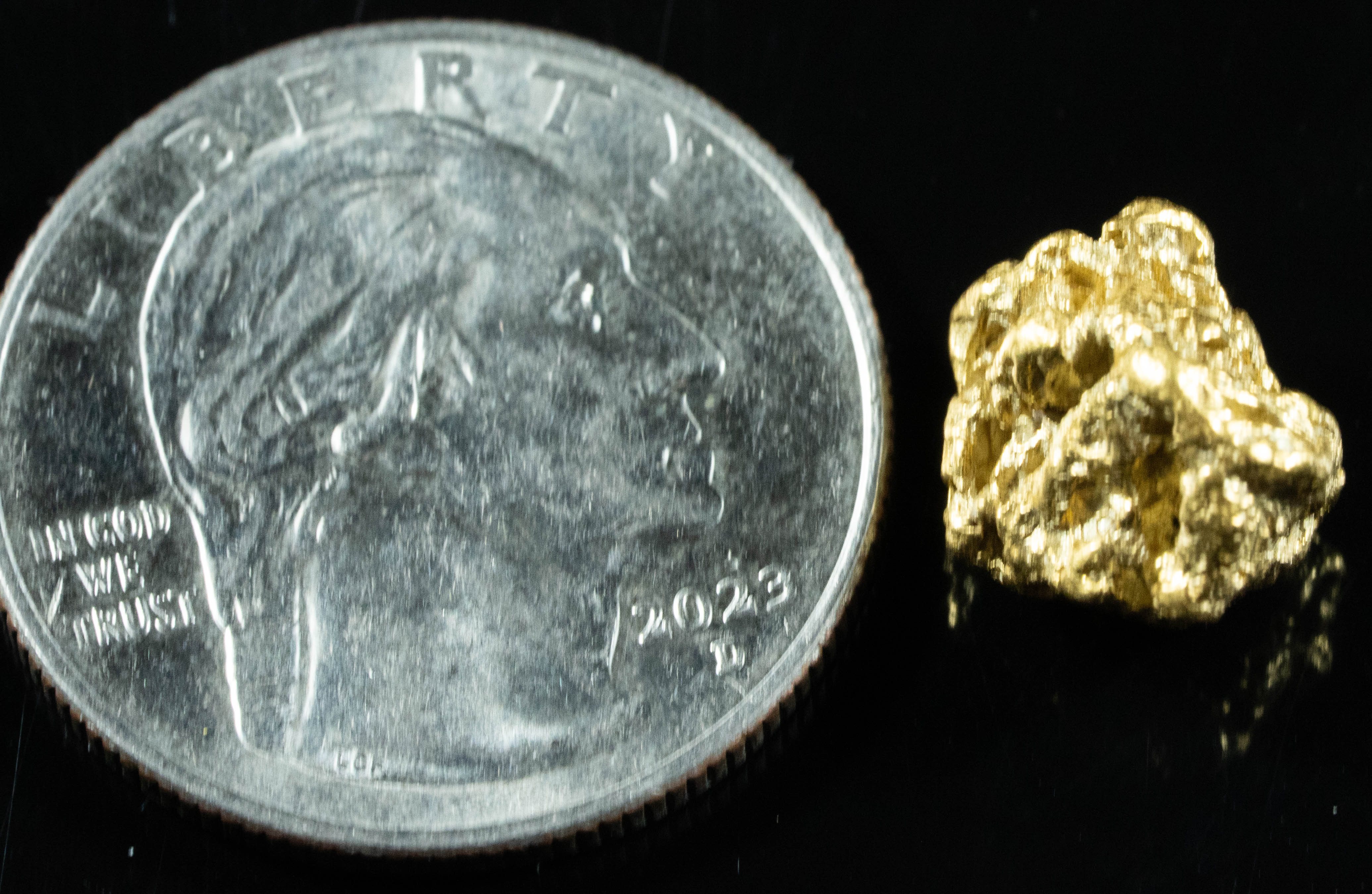 #909 Natural Gold Nugget Australian 3.60 Grams Genuine
