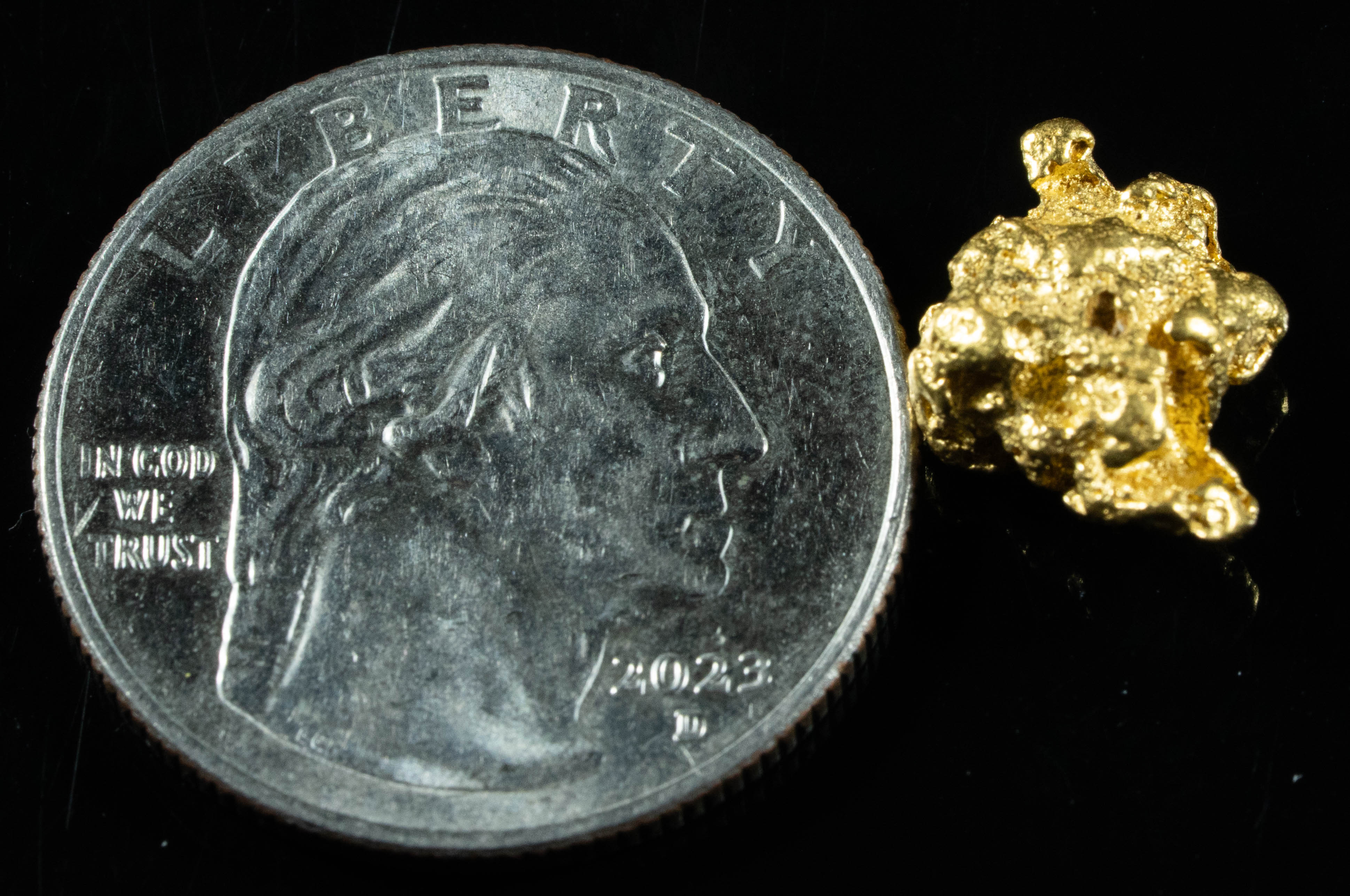 #915 Natural Gold Nugget Australian 3.39 Grams Genuine