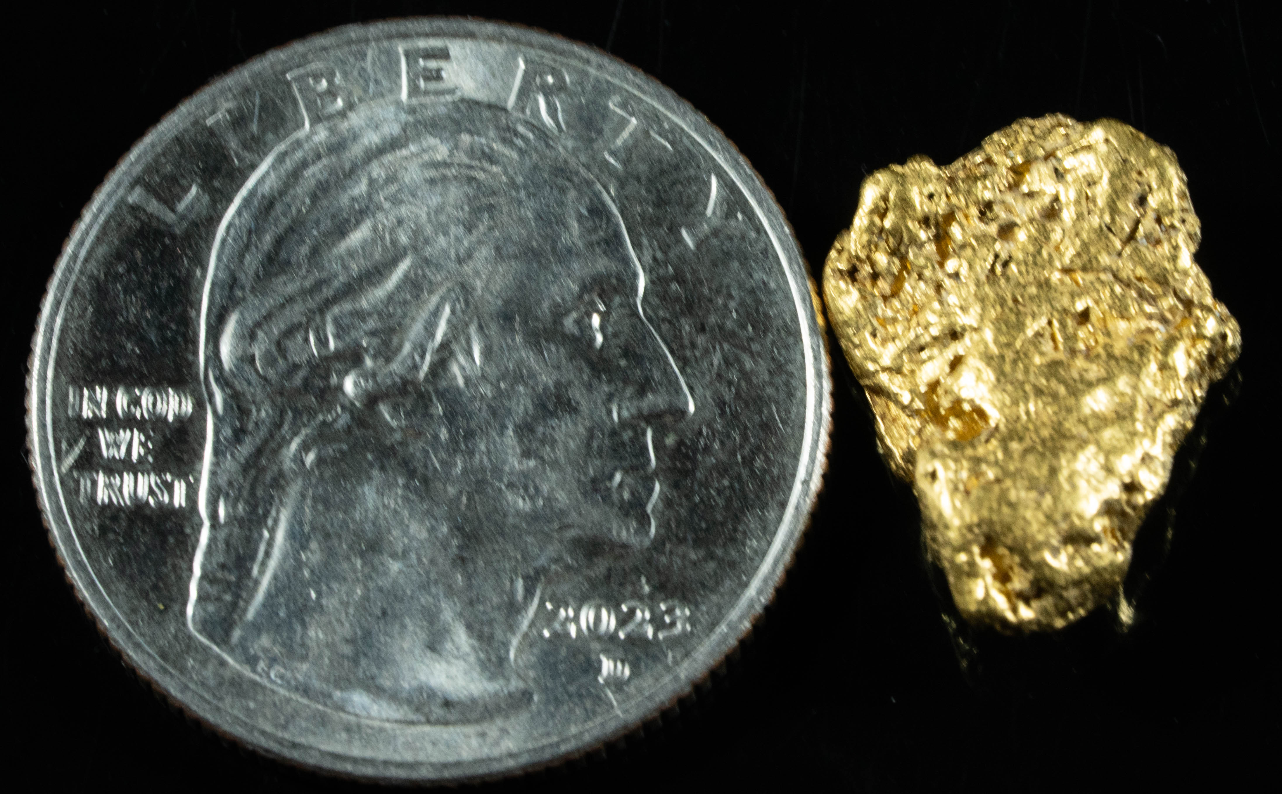 #916 Natural Gold Nugget Australian 4.85 Grams Genuine
