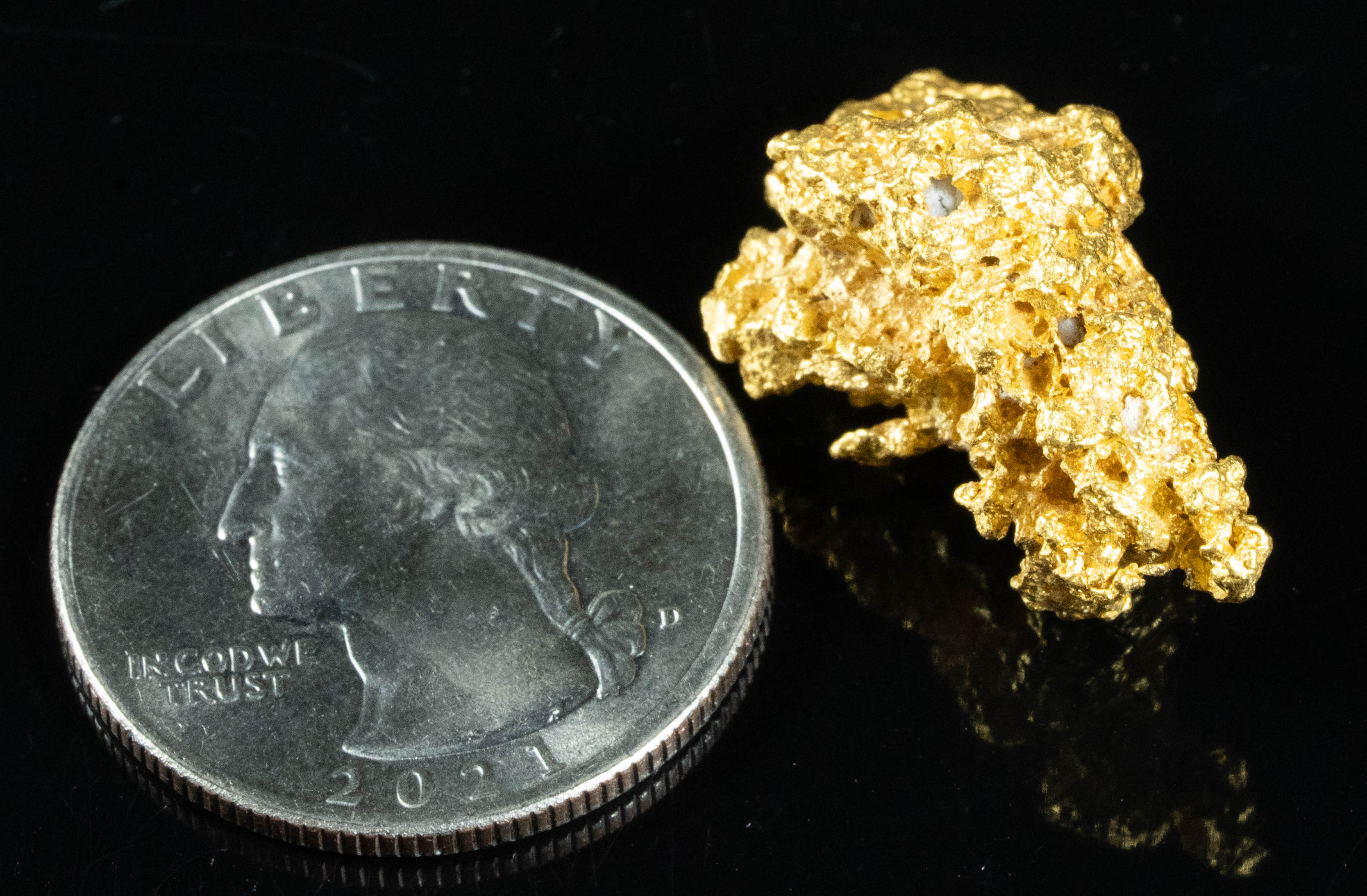 #1120 Natural Gold Nugget Australian 13.65 Grams Genuine