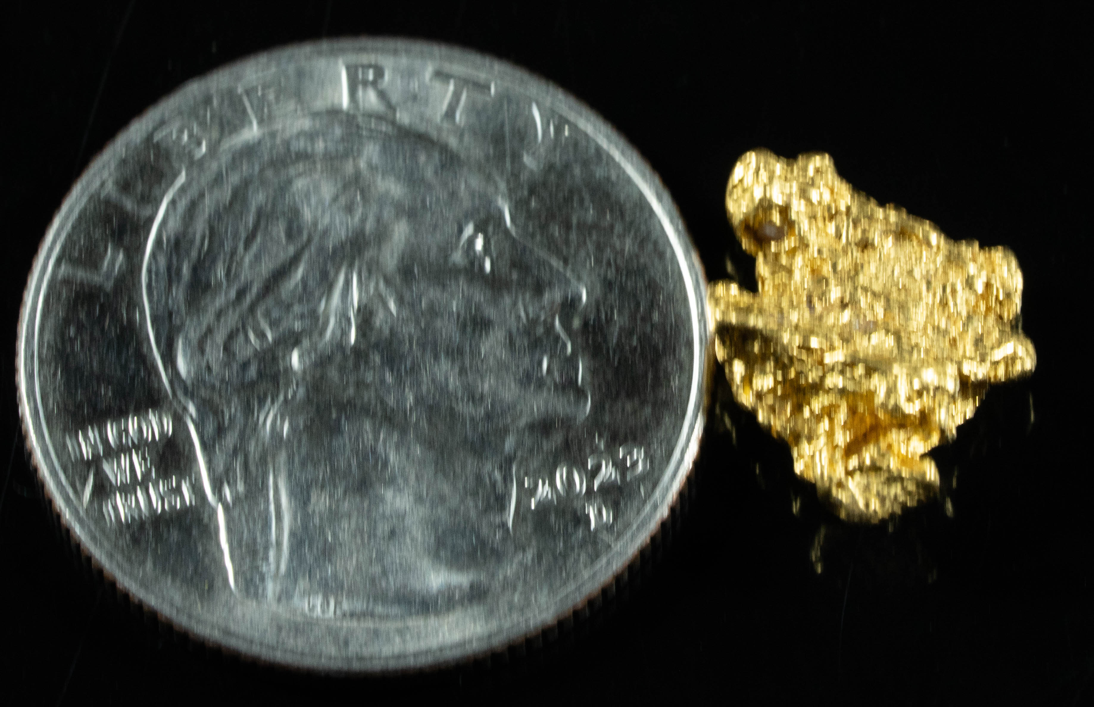 #927 Natural Gold Nugget Australian 2.50 Grams Genuine