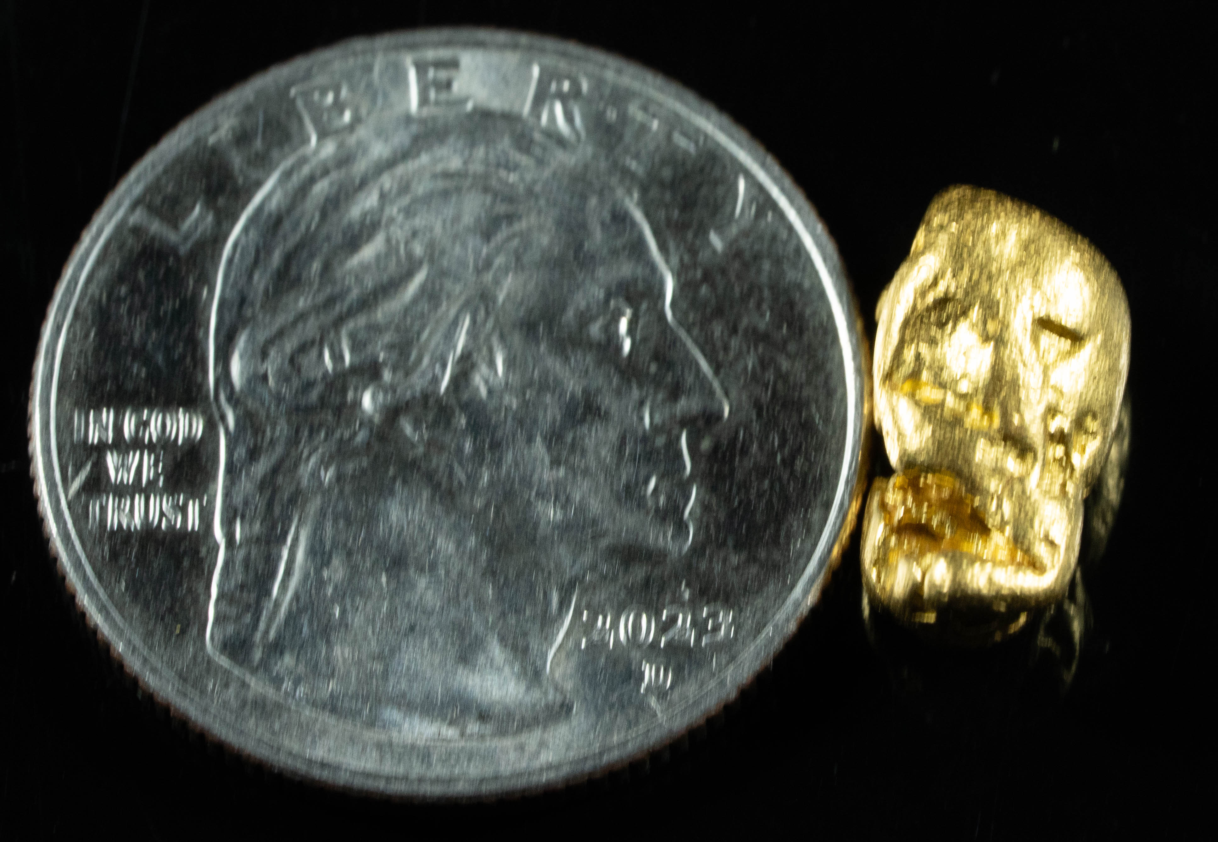 #928 Natural Gold Nugget Australian 4.68 Grams Genuine