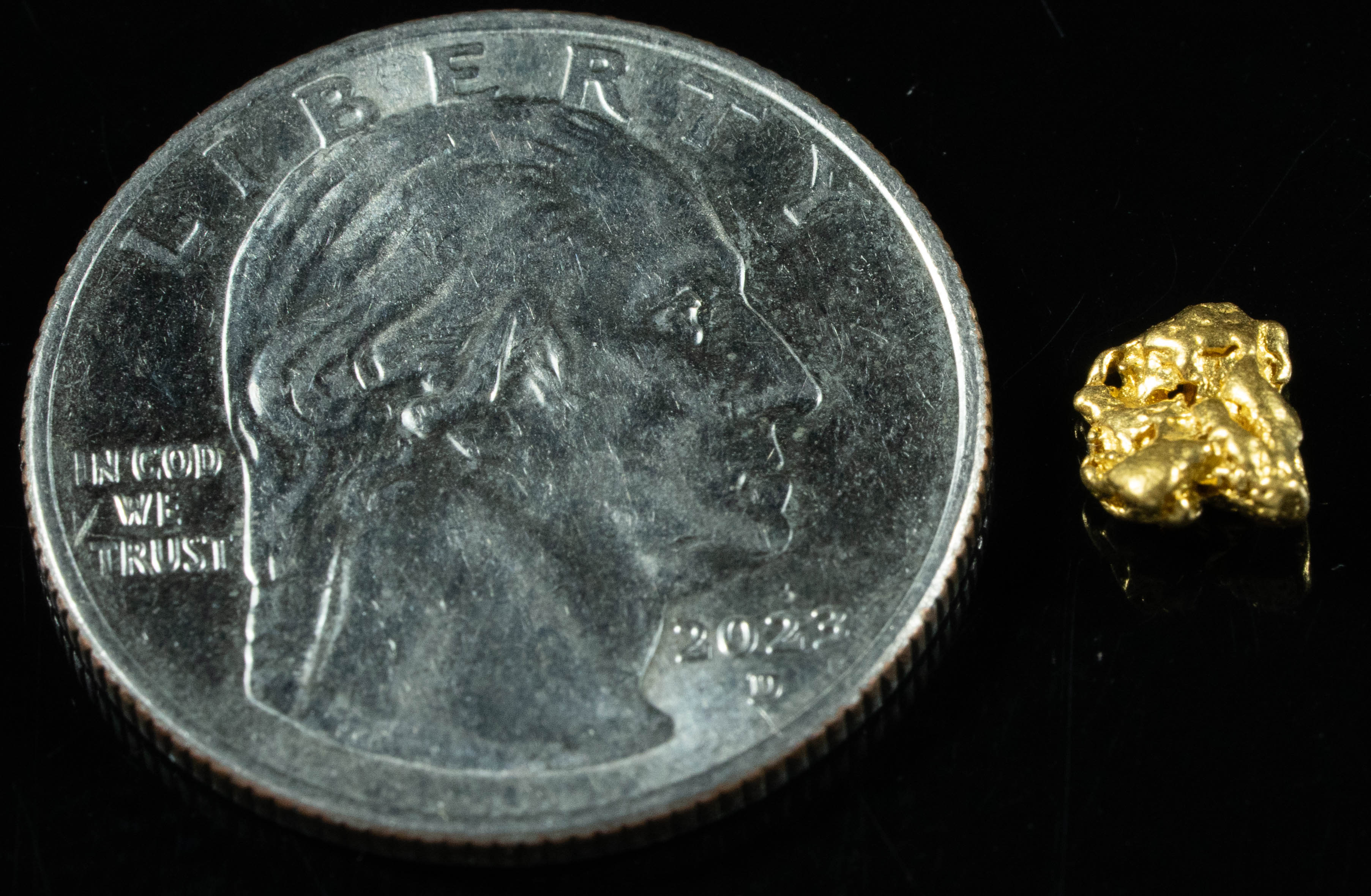 #815 Natural Gold Nugget Australian .47 Grams Genuine