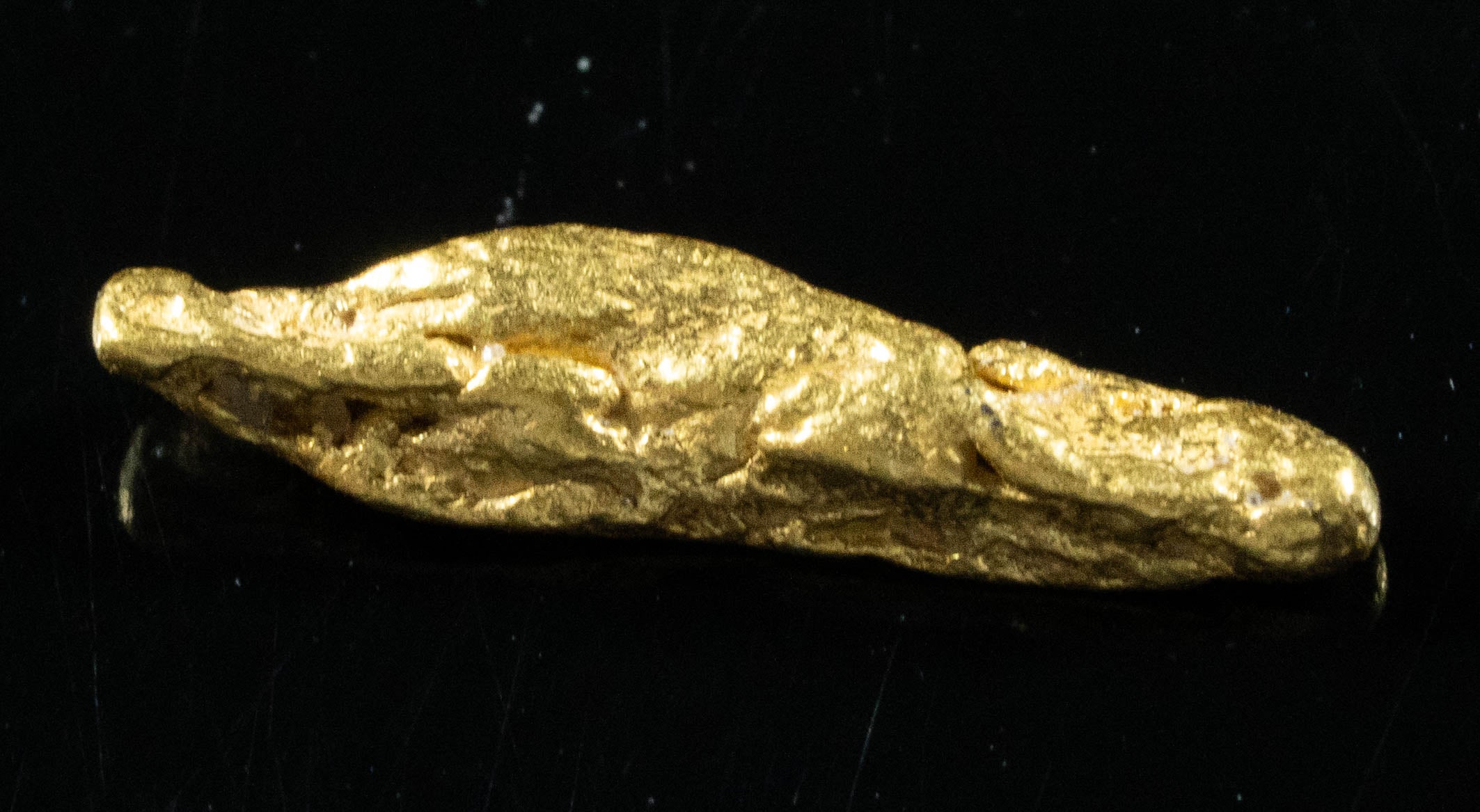 #820 Natural Gold Nugget Australian .48 Grams Genuine