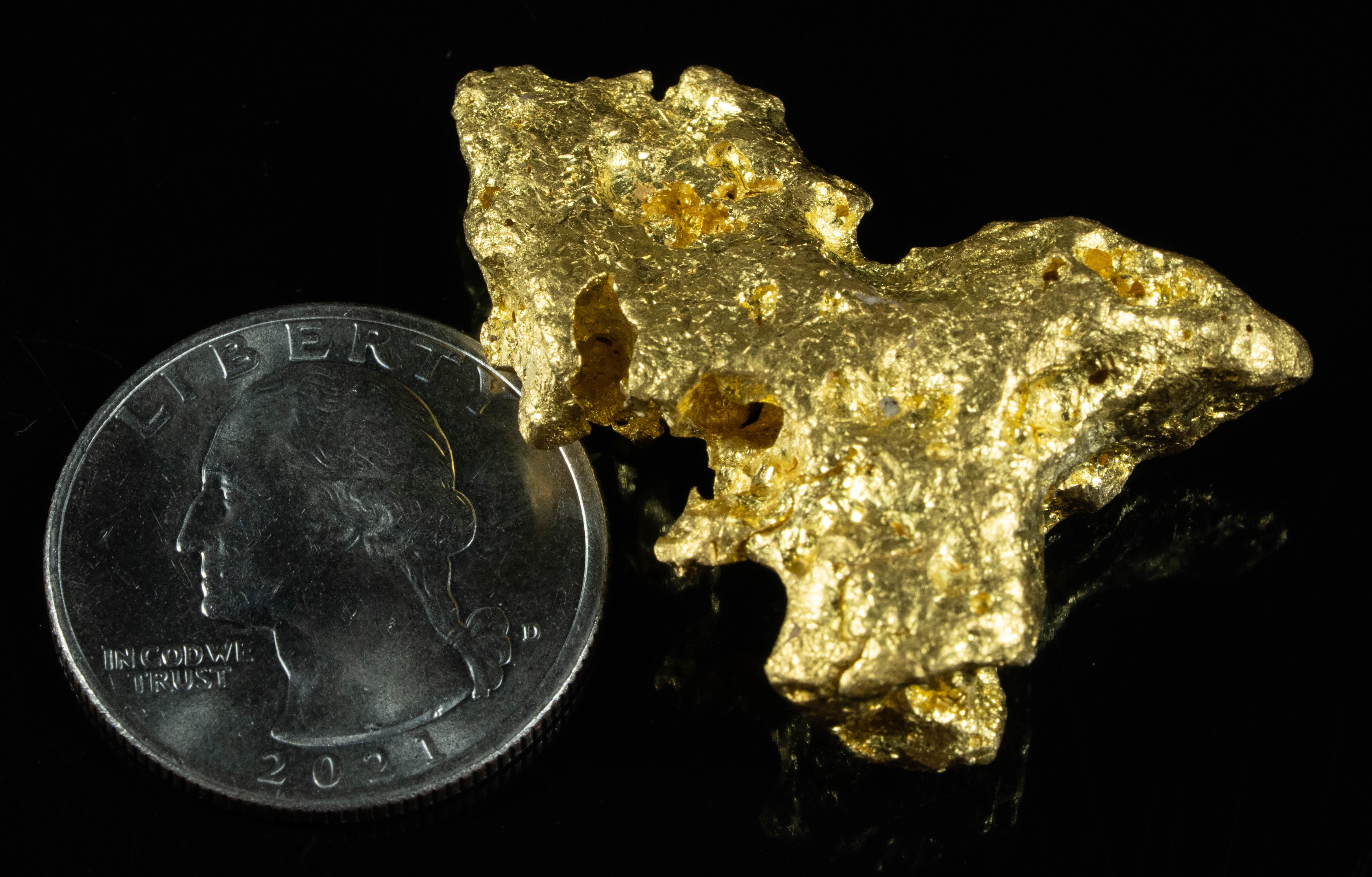 Large Australian Gold Nugget 51.93 Grams 1.67 Troy Ounces.