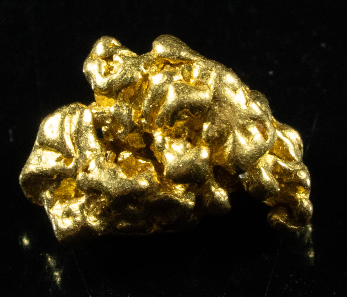 #836 Natural Gold Nugget Australian .44 Grams Genuine