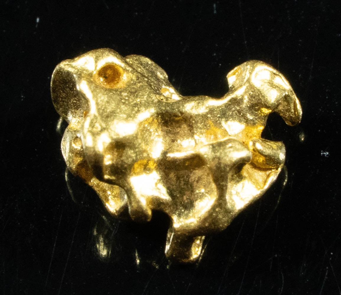 #838 Natural Gold Nugget Australian .85 Grams Genuine