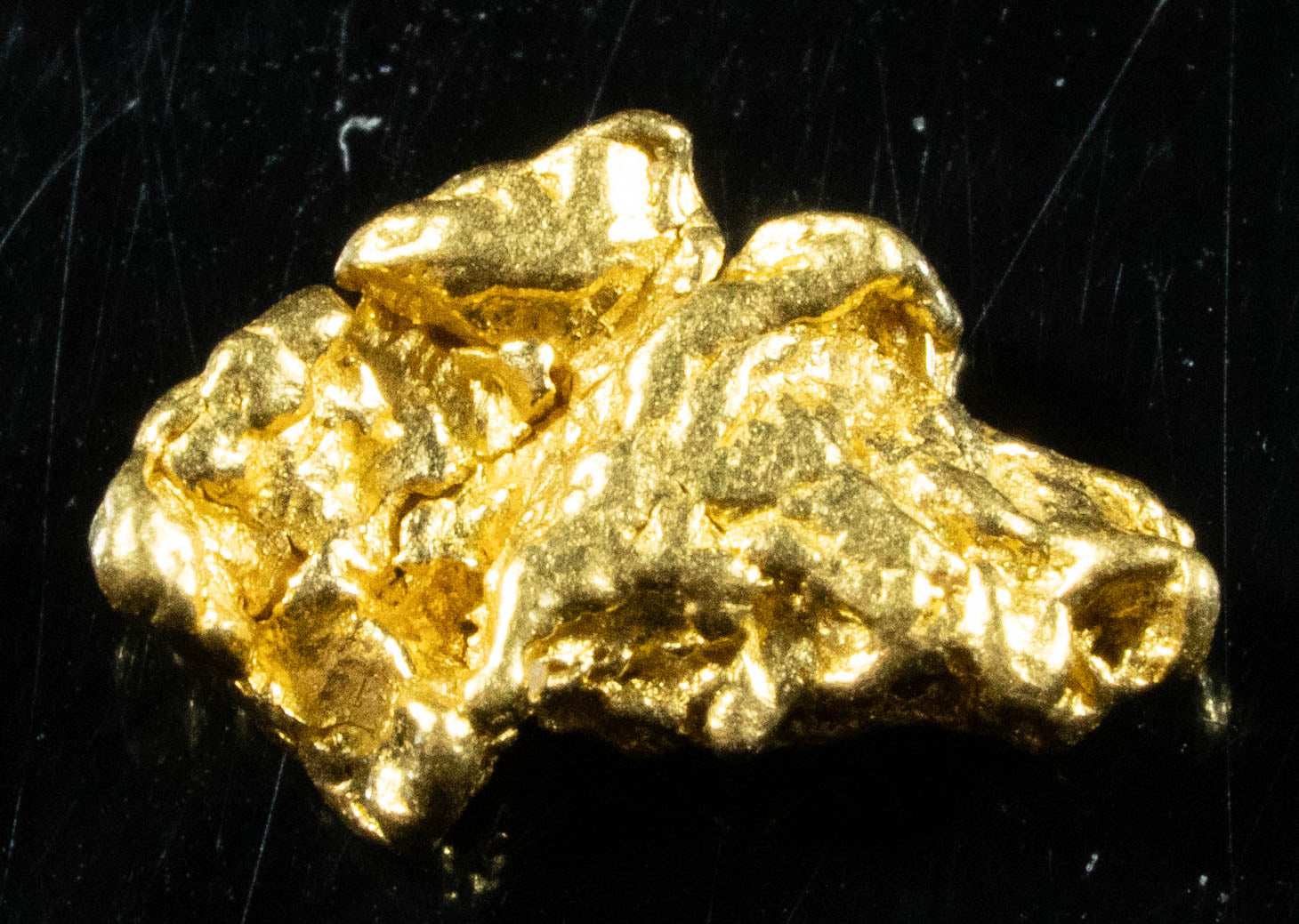 #841 Natural Gold Nugget Australian .68 Grams Genuine