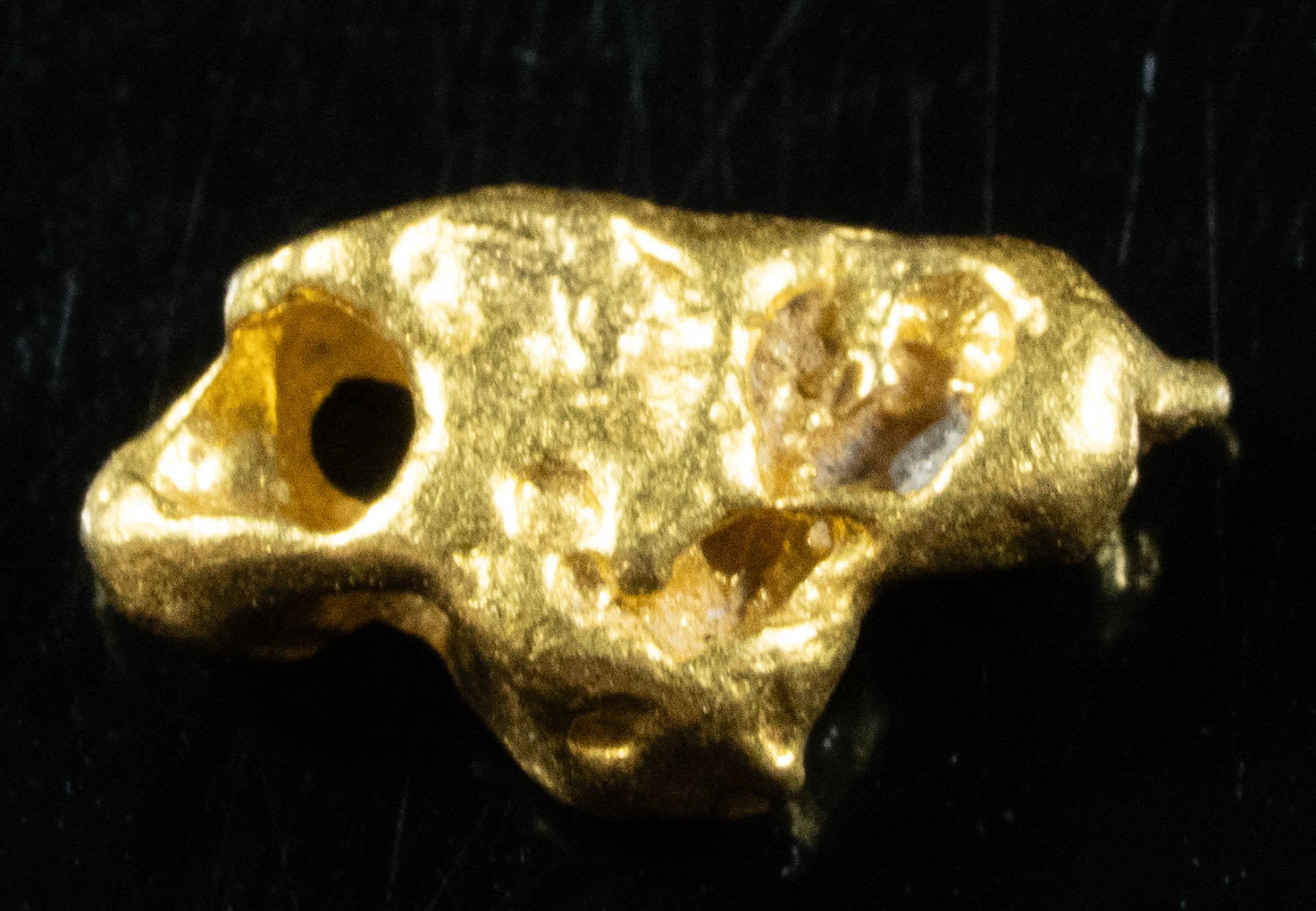 #845 Natural Gold Nugget Australian .52 Grams Genuine