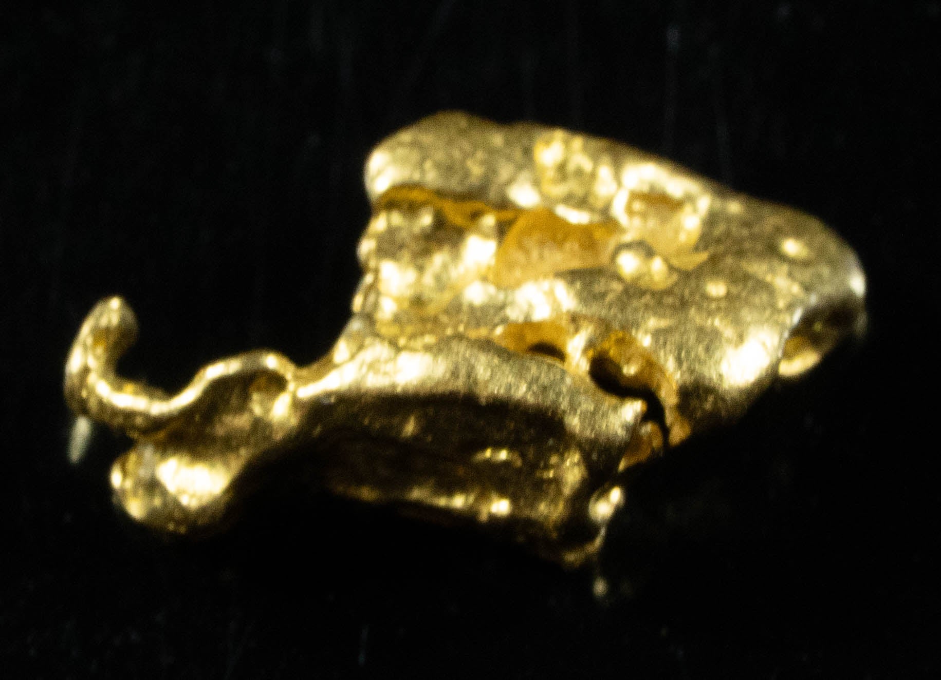 #852 Natural Gold Nugget Australian .43 Grams Genuine