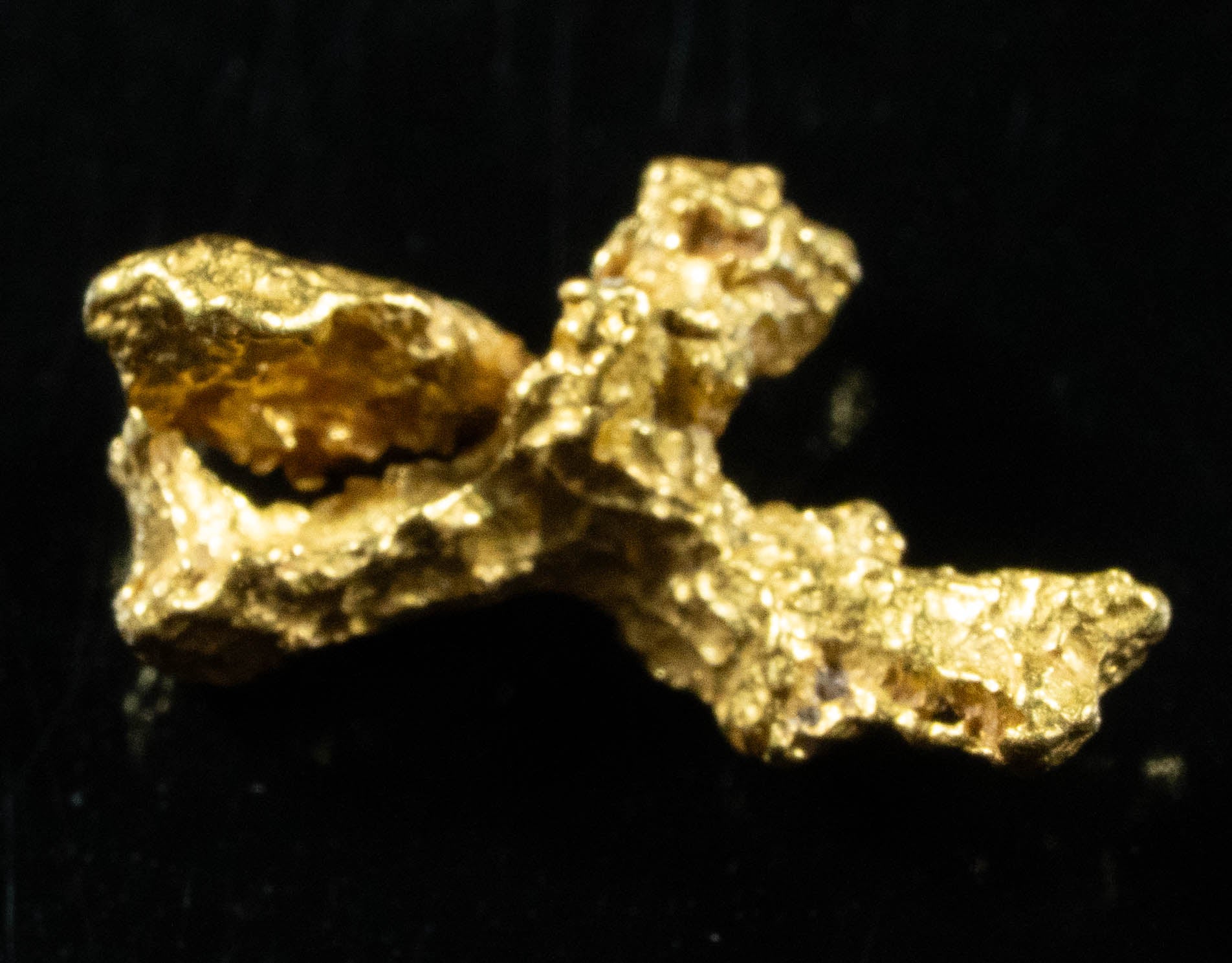 #854 Natural Gold Nugget Australian .64 Grams Genuine