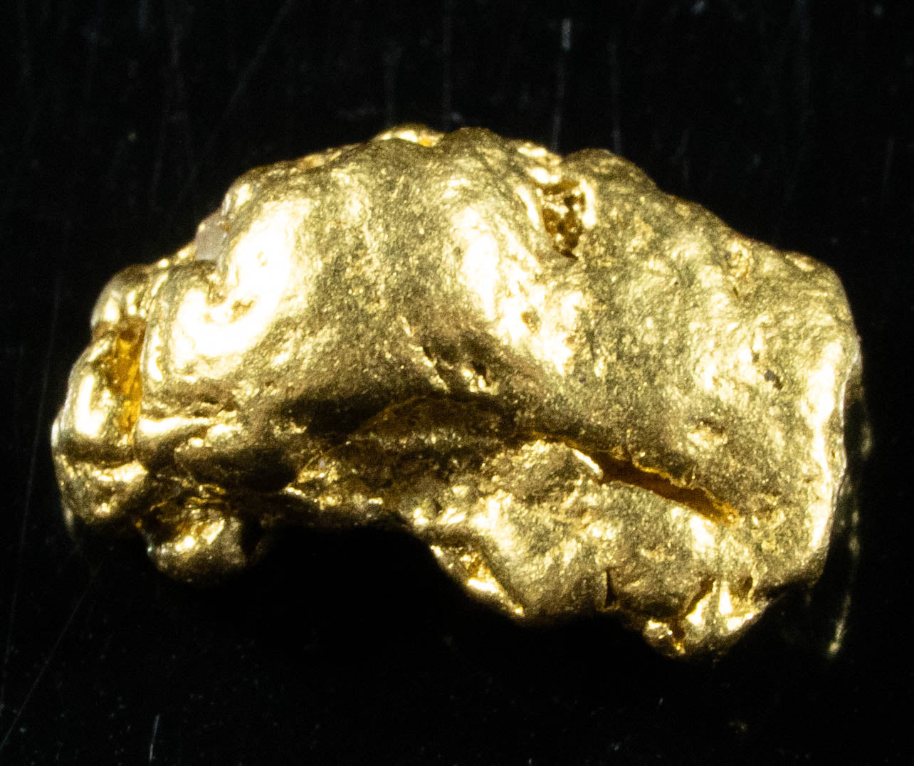 #856 Natural Gold Nugget Australian .64 Grams Genuine