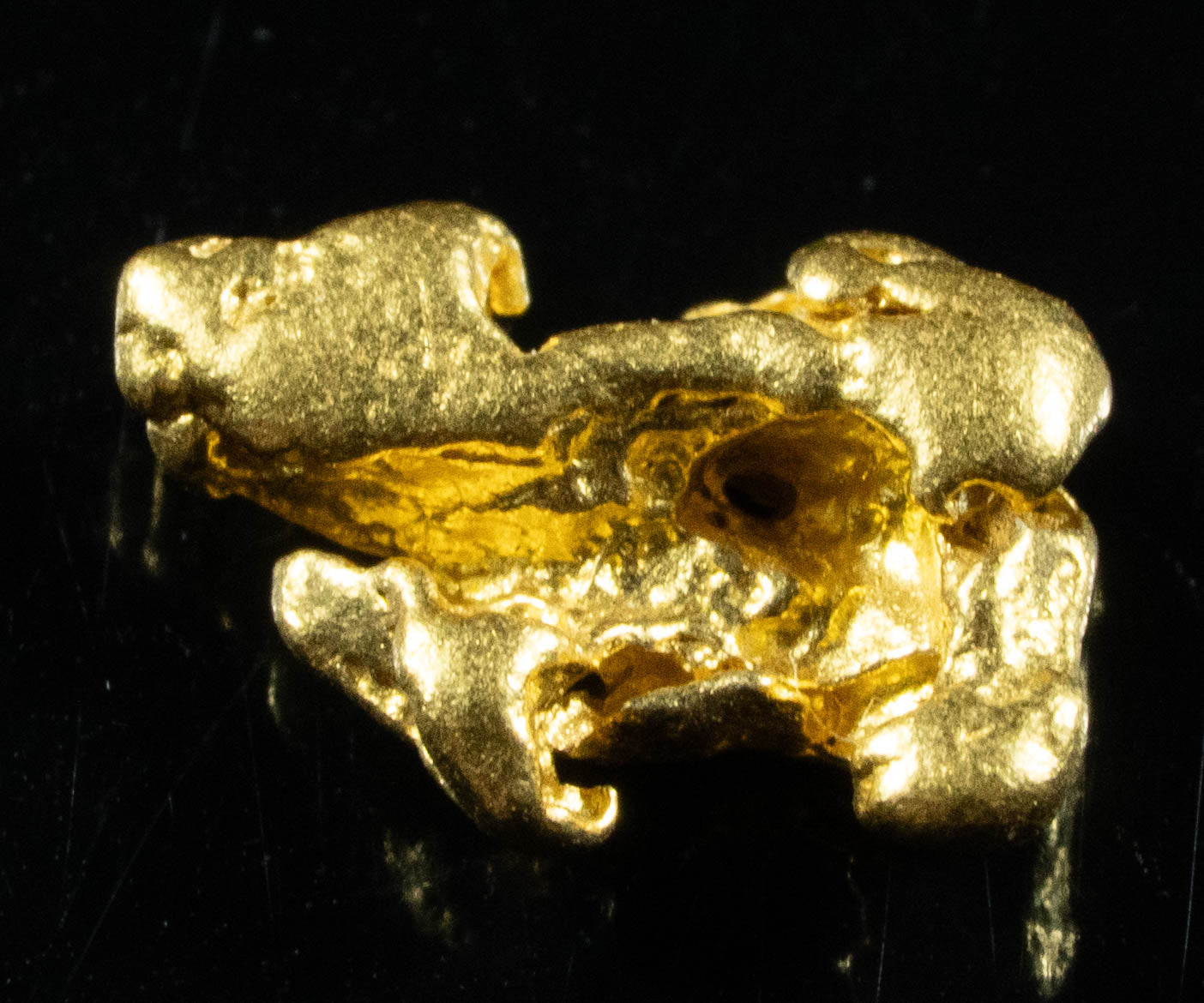 #862 Natural Gold Nugget Australian .77 Grams Genuine