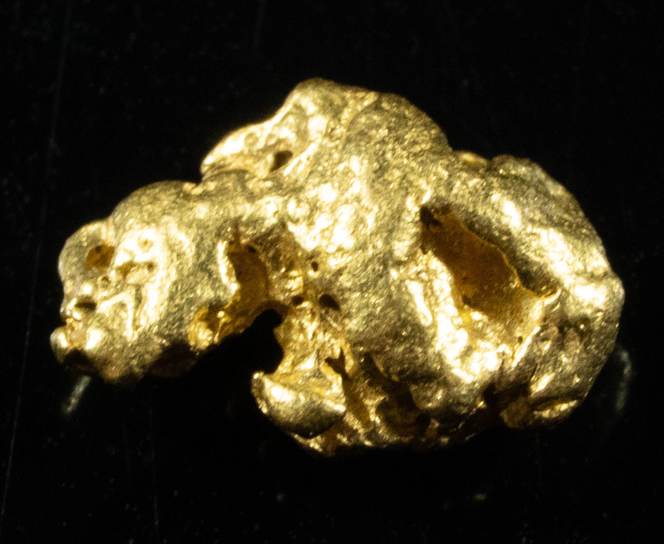 #869 Natural Gold Nugget Australian .64 Grams Genuine