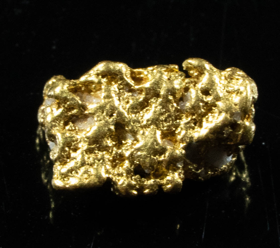 #875 Natural Gold Nugget Australian .49 Grams Genuine