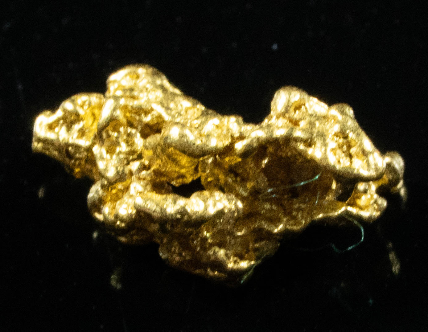 #877 Natural Gold Nugget Australian .36 Grams Genuine