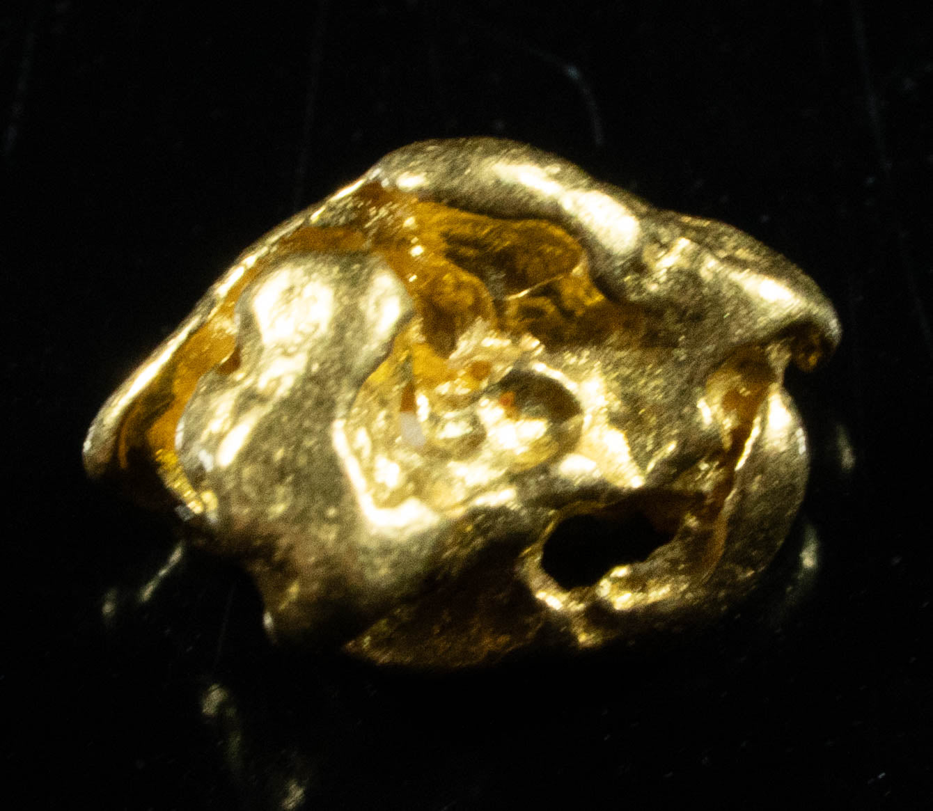 #880 Natural Gold Nugget Australian .43 Grams Genuine