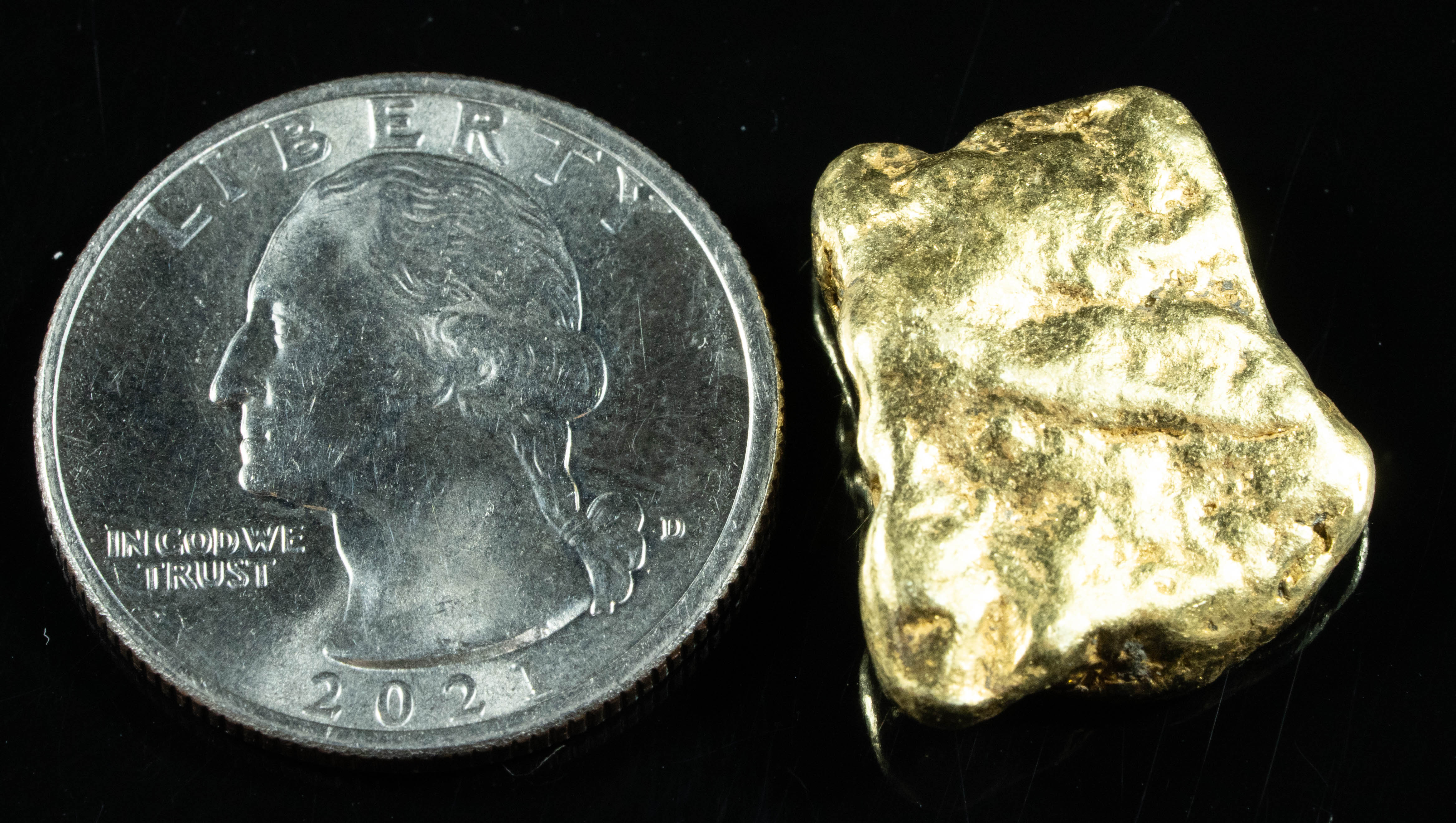 #454 Alaskan BC Natural Gold Nugget 14.51 Grams Genuine