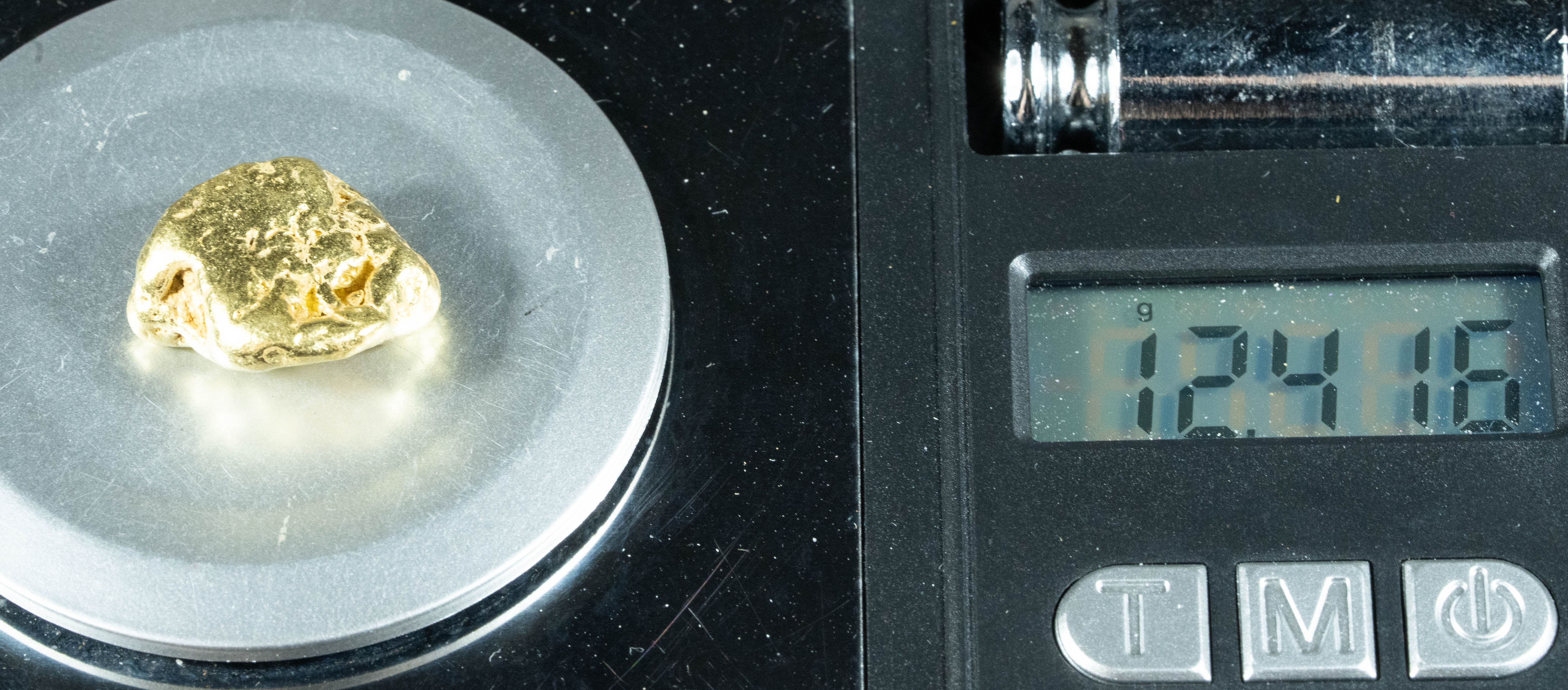 #457 Alaskan BC Natural Gold Nugget 12.41 Grams Genuine