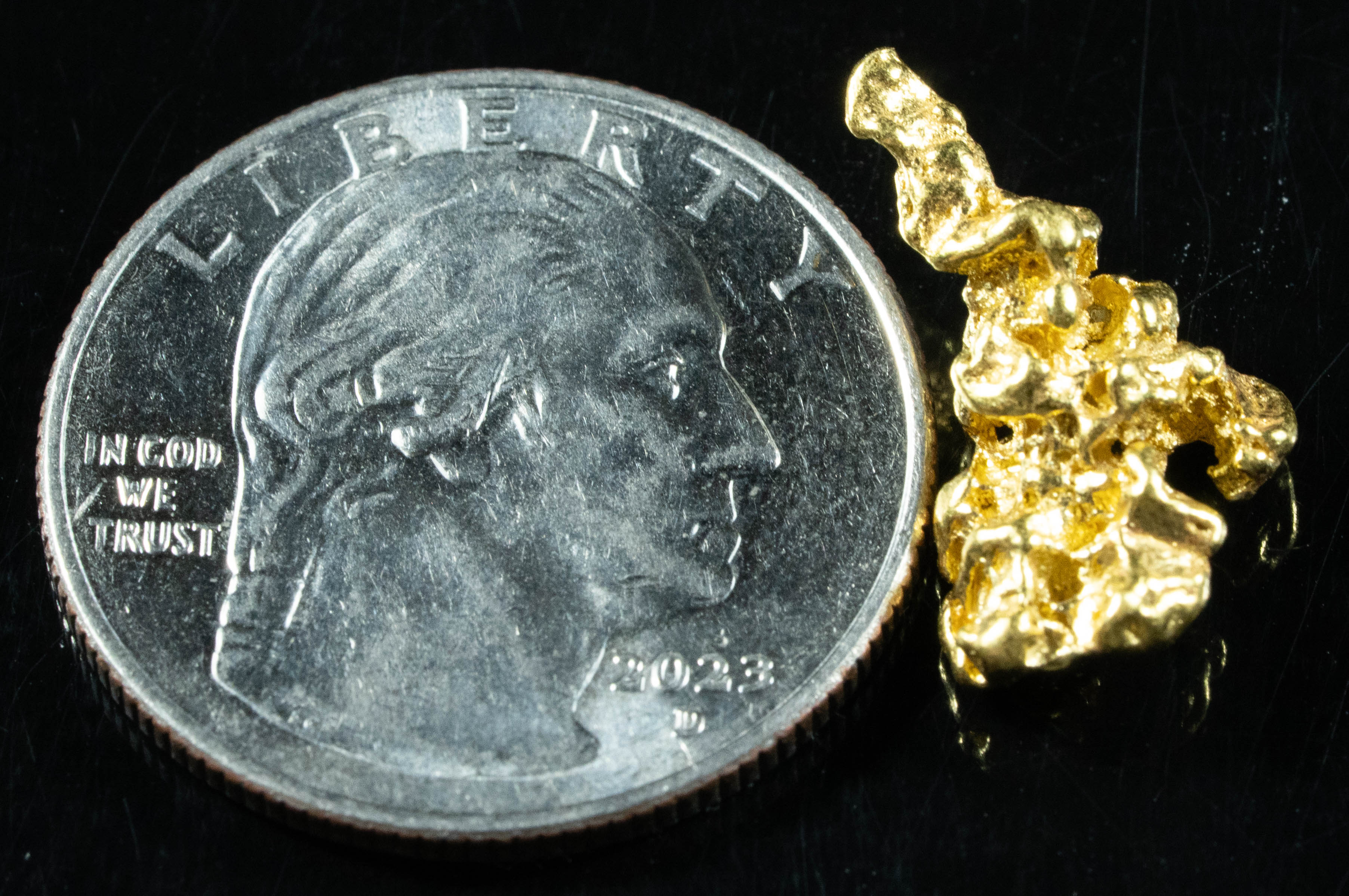 #189 Alaskan BC Natural Gold Nugget 2.61 Grams Genuine