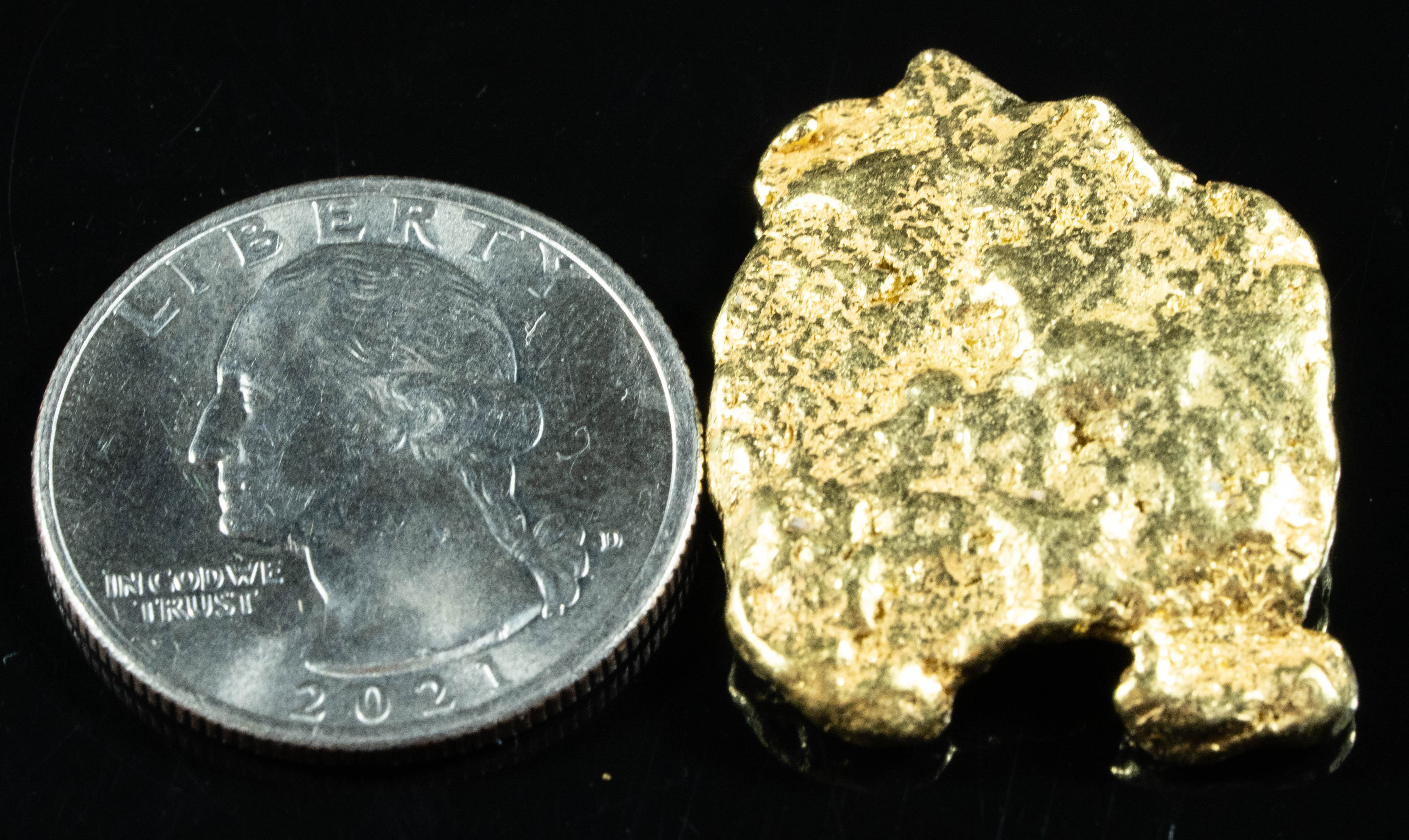 #467 Alaskan BC Natural Gold Nugget 15.01 Grams Genuine
