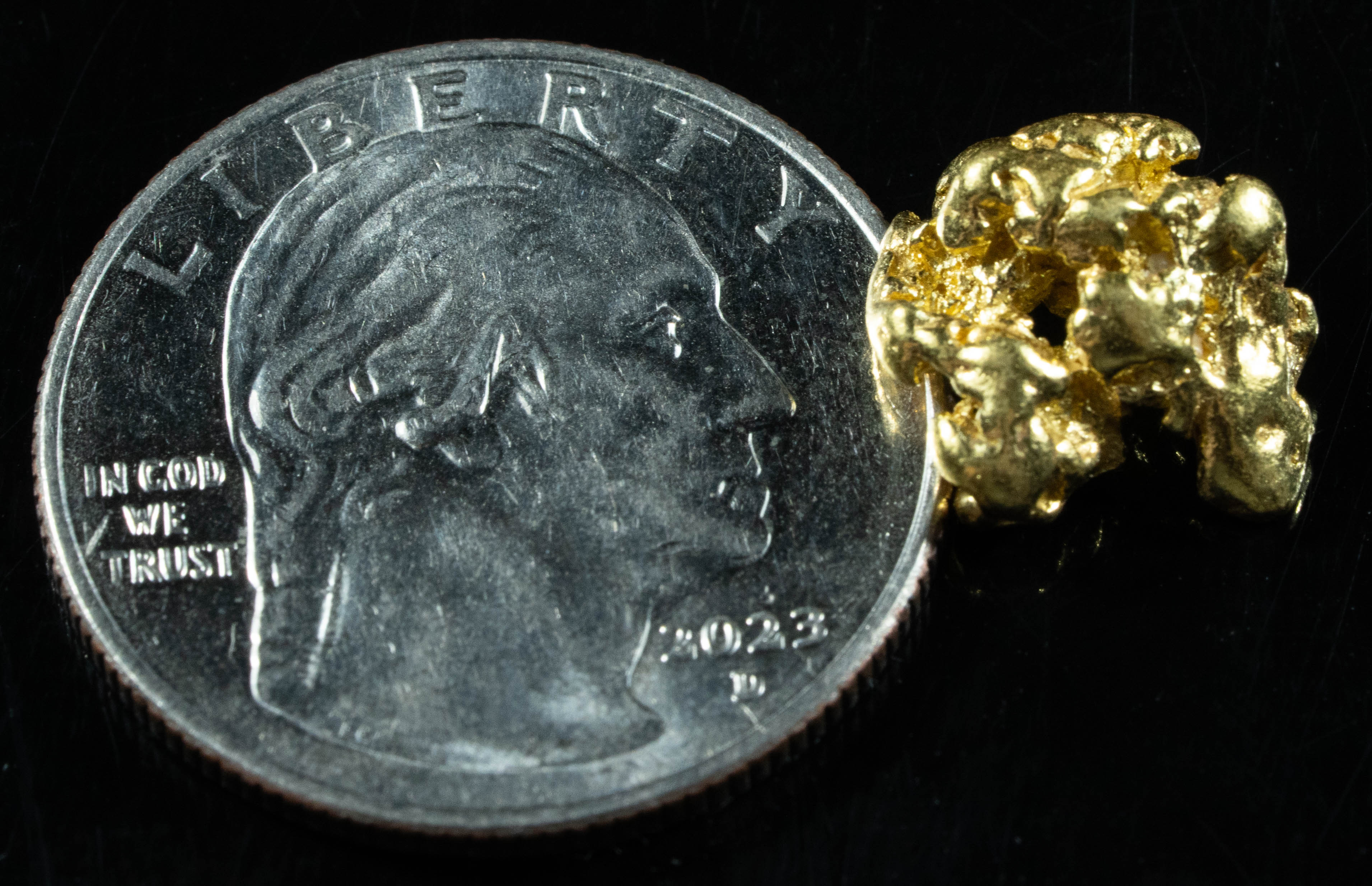 #242 Alaskan BC Natural Gold Nugget 2.83 Grams Genuine