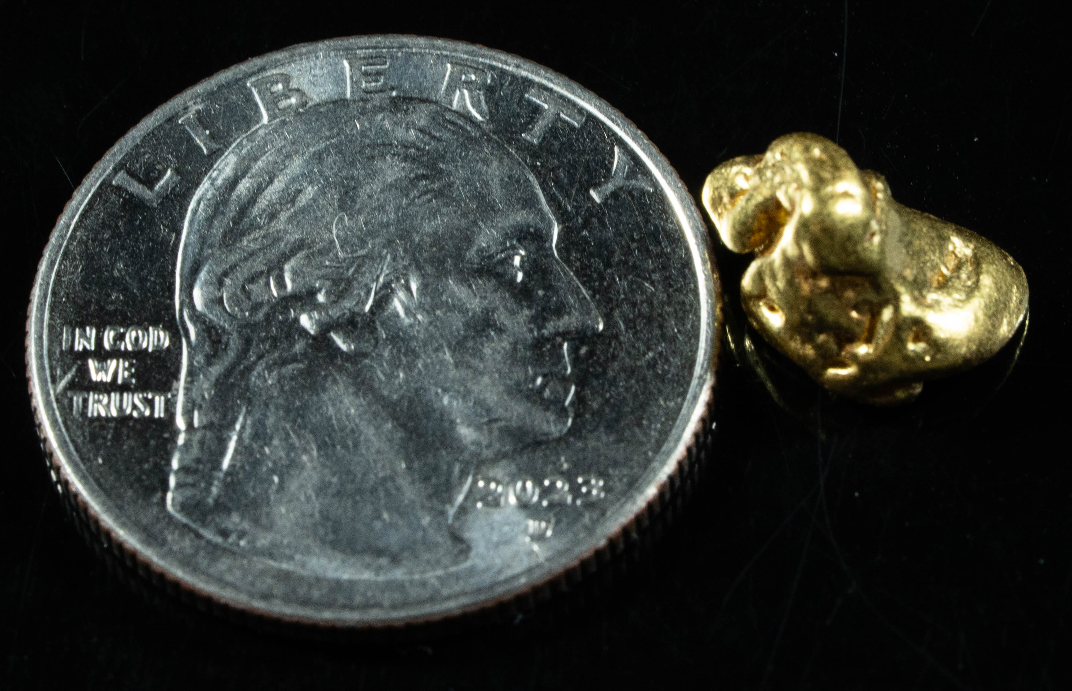 #246 Alaskan BC Natural Gold Nugget 3.02 Grams Genuine