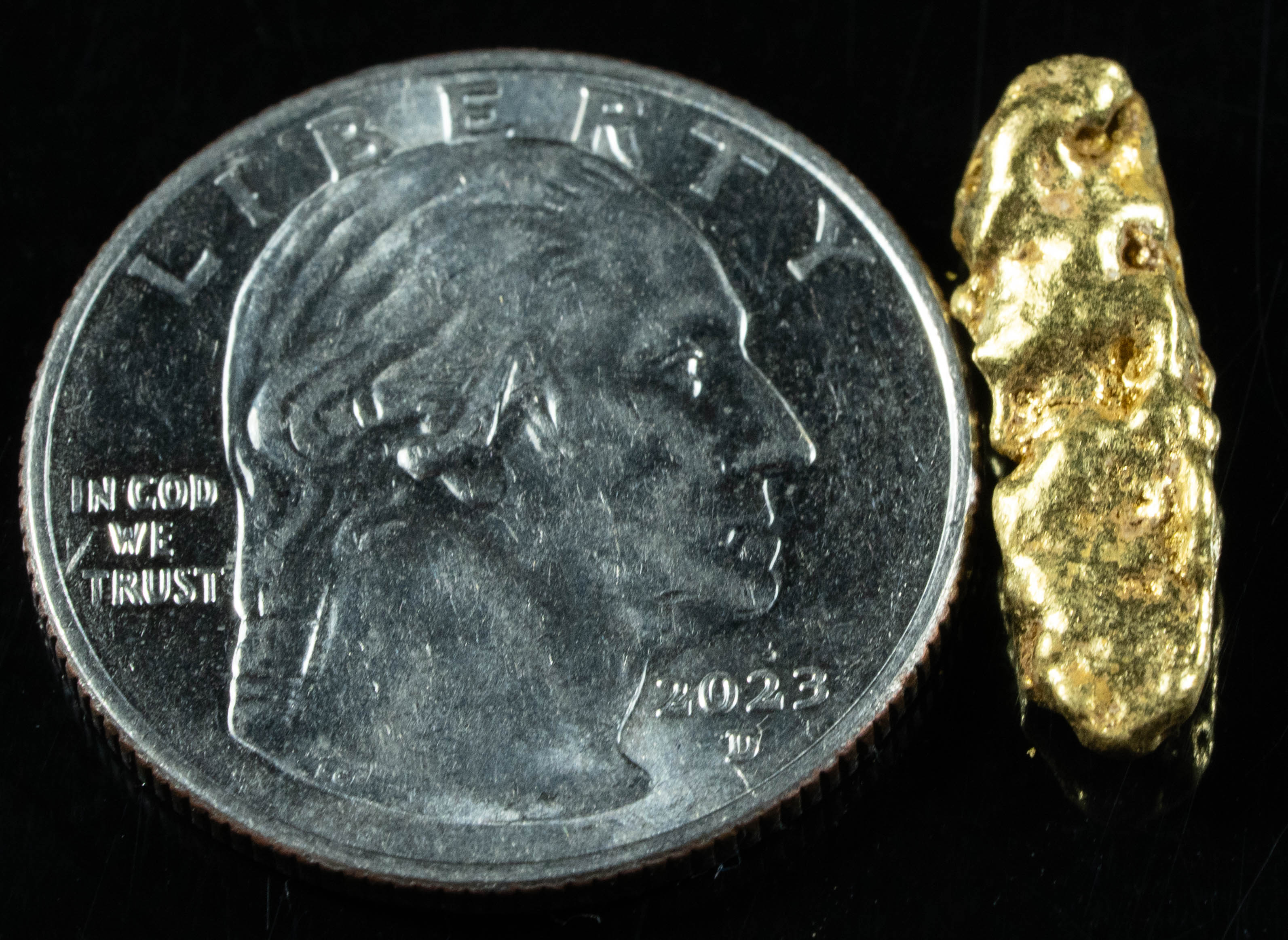 #251 Alaskan BC Natural Gold Nugget 2.47 Grams Genuine