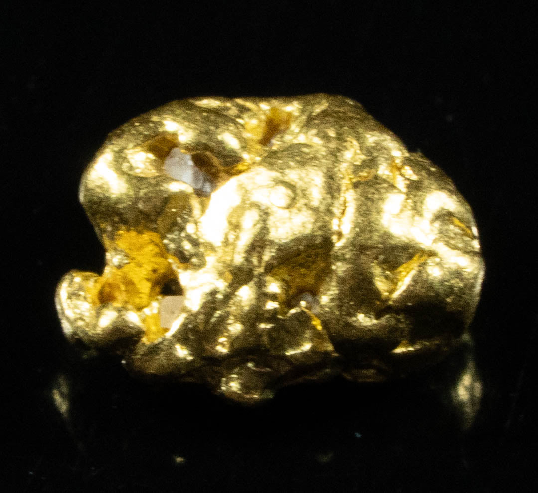 #758 Natural Gold Nugget Australian .42 Grams Genuine