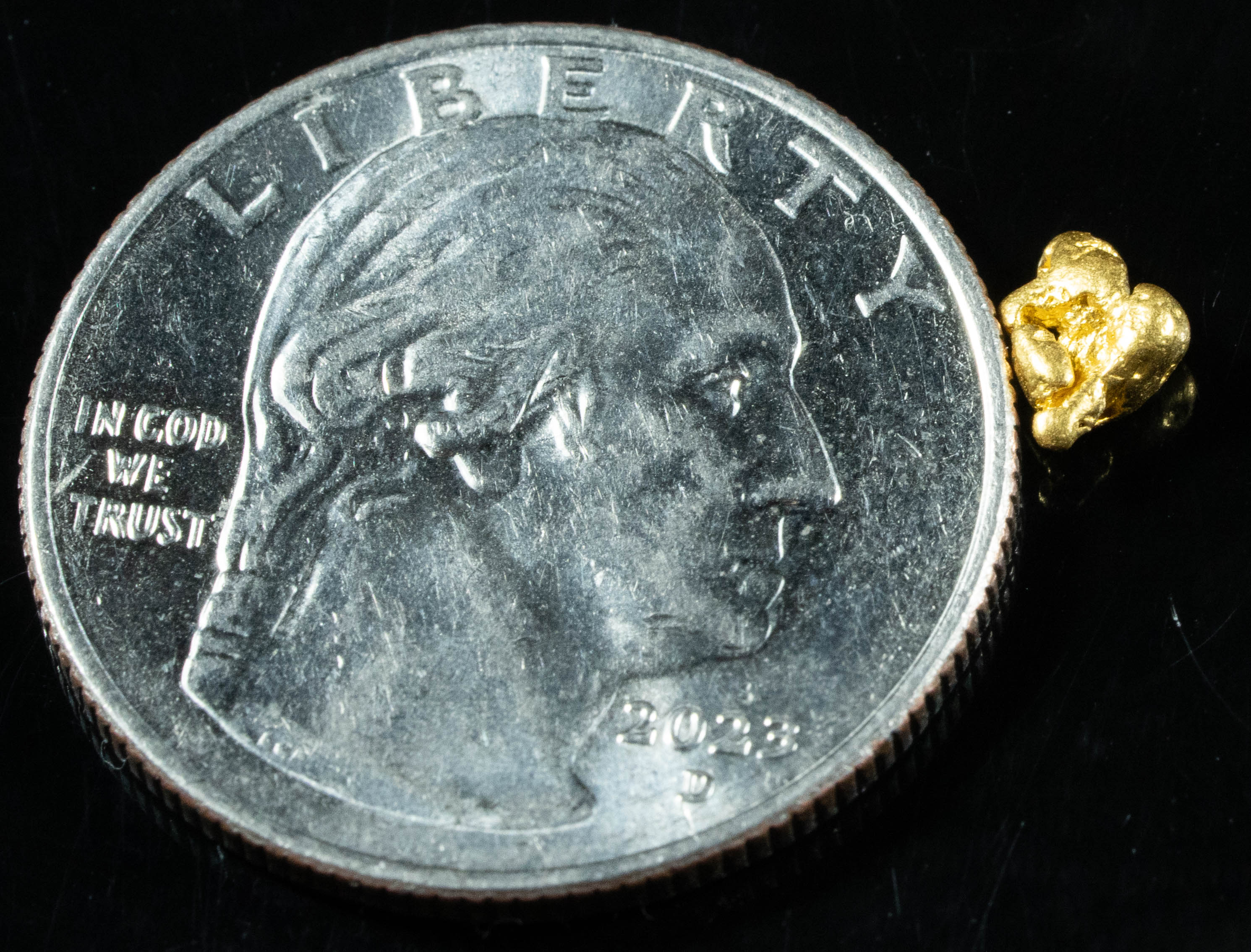 #767 Natural Gold Nugget Australian .40 Grams Genuine