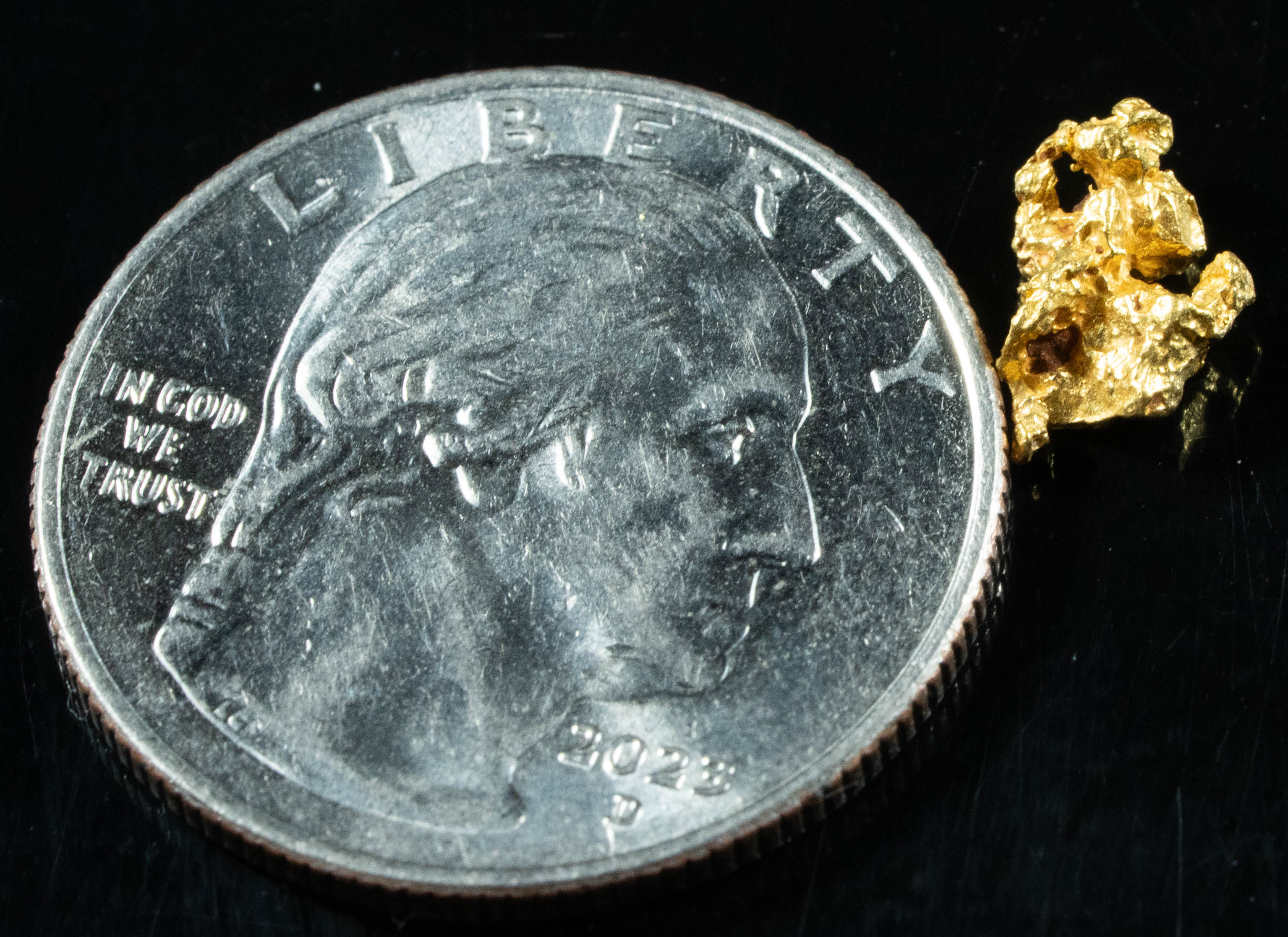#783 Natural Gold Nugget Australian .78 Grams Genuine