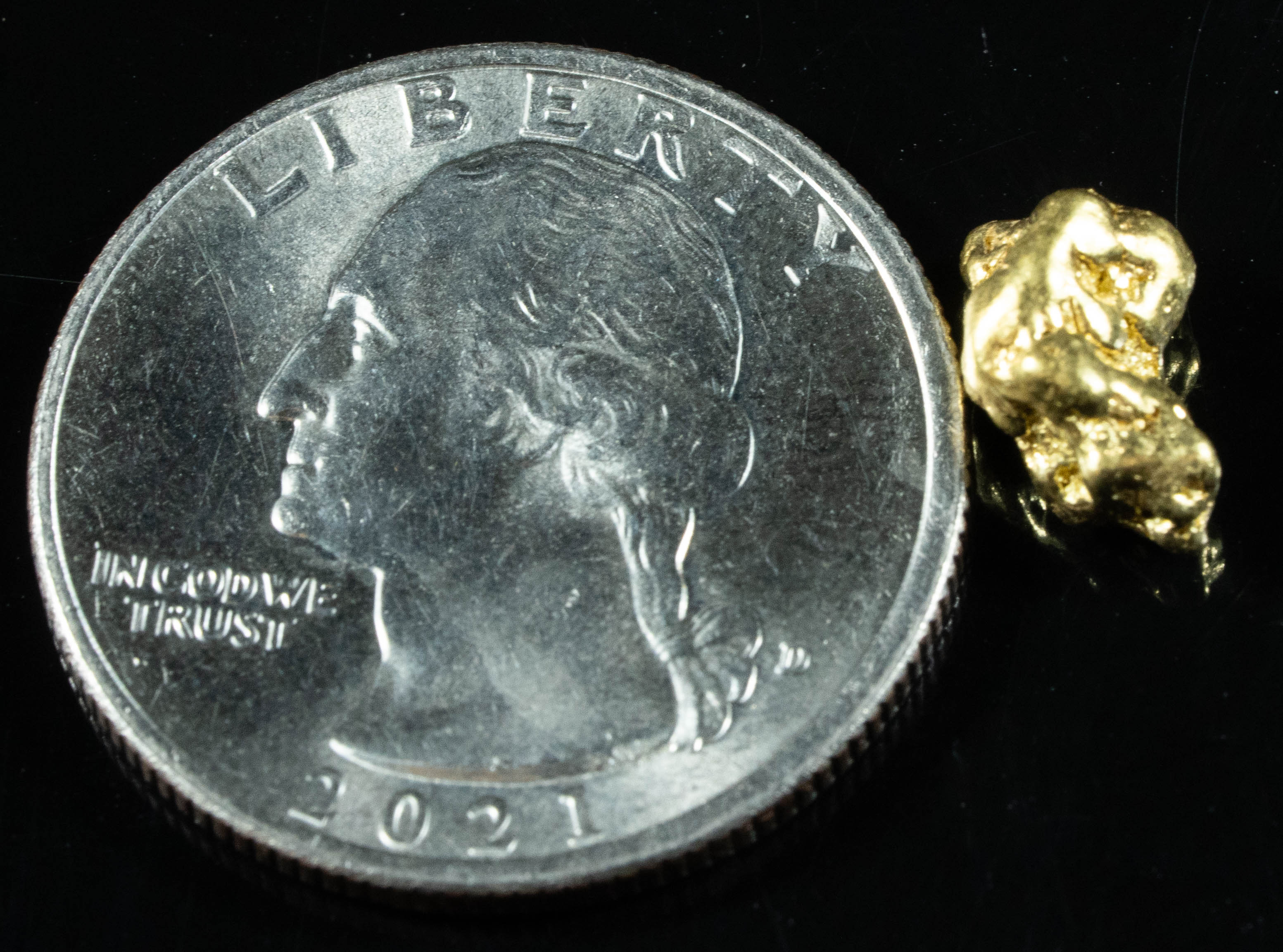 #109 Alaskan BC Natural Gold Nugget 1.53 Grams Genuine