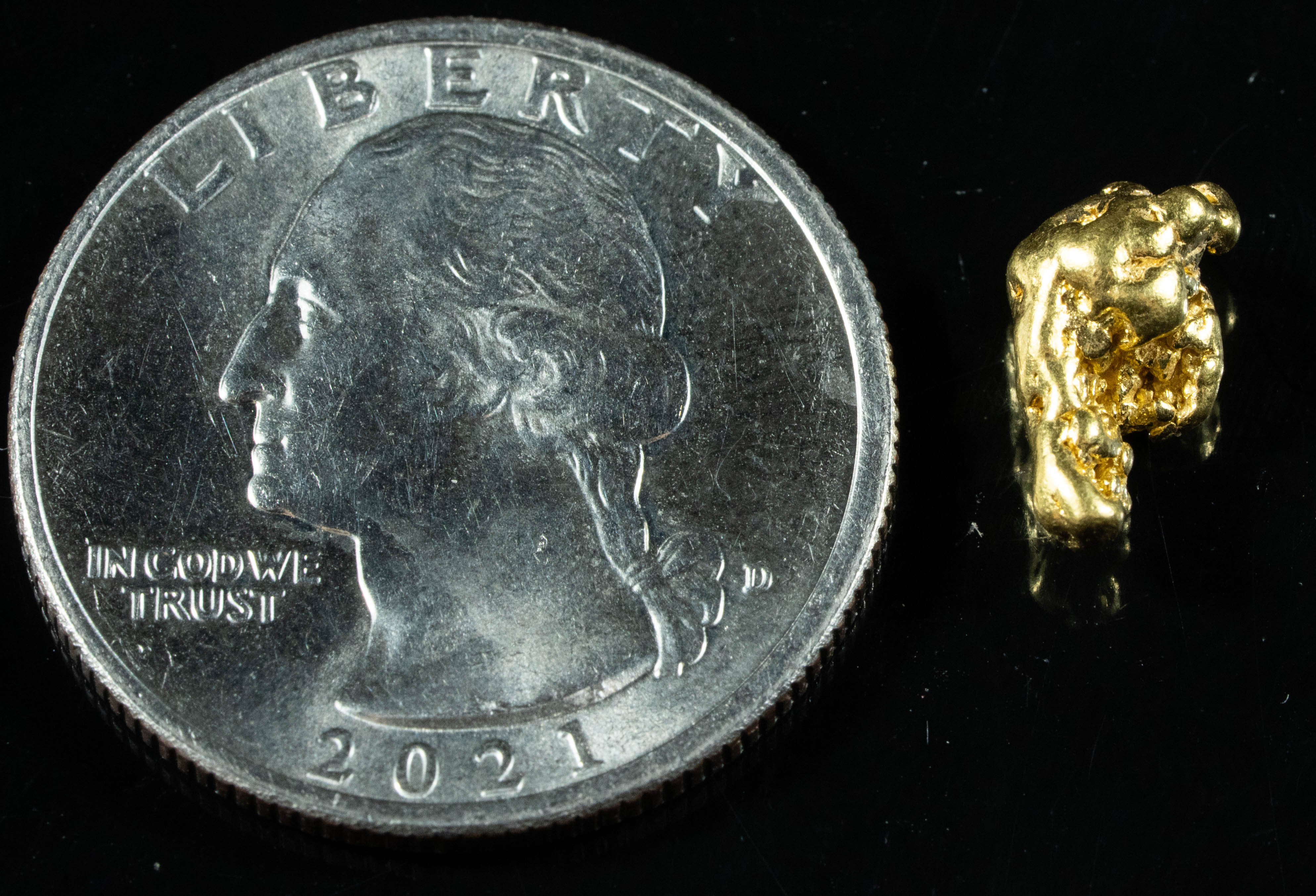 #111 Alaskan BC Natural Gold Nugget 1.67 Grams Genuine