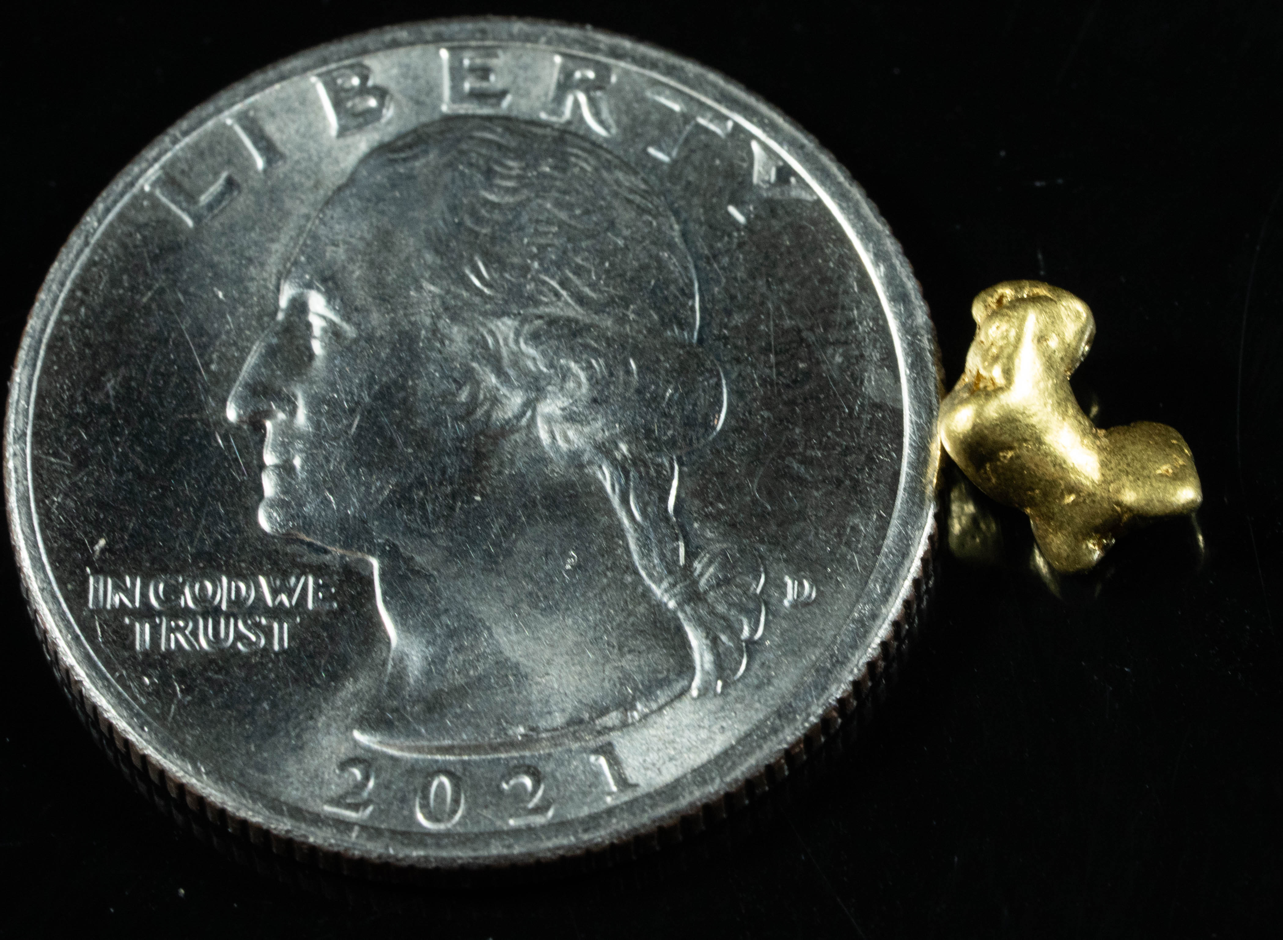 #113 Alaskan BC Natural Gold Nugget .91 Grams Genuine