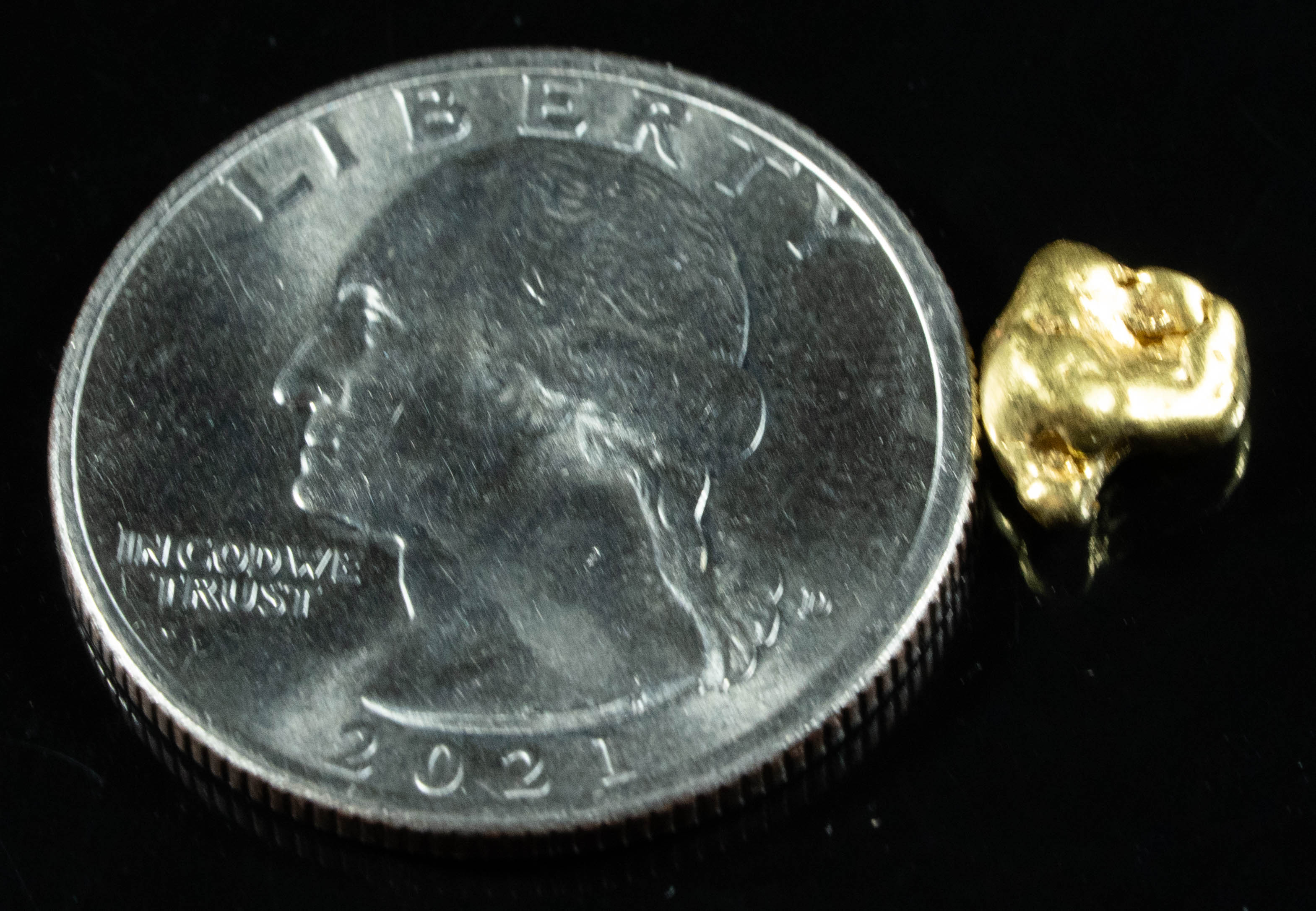 #115 Alaskan BC Natural Gold Nugget 1.42 Grams Genuine