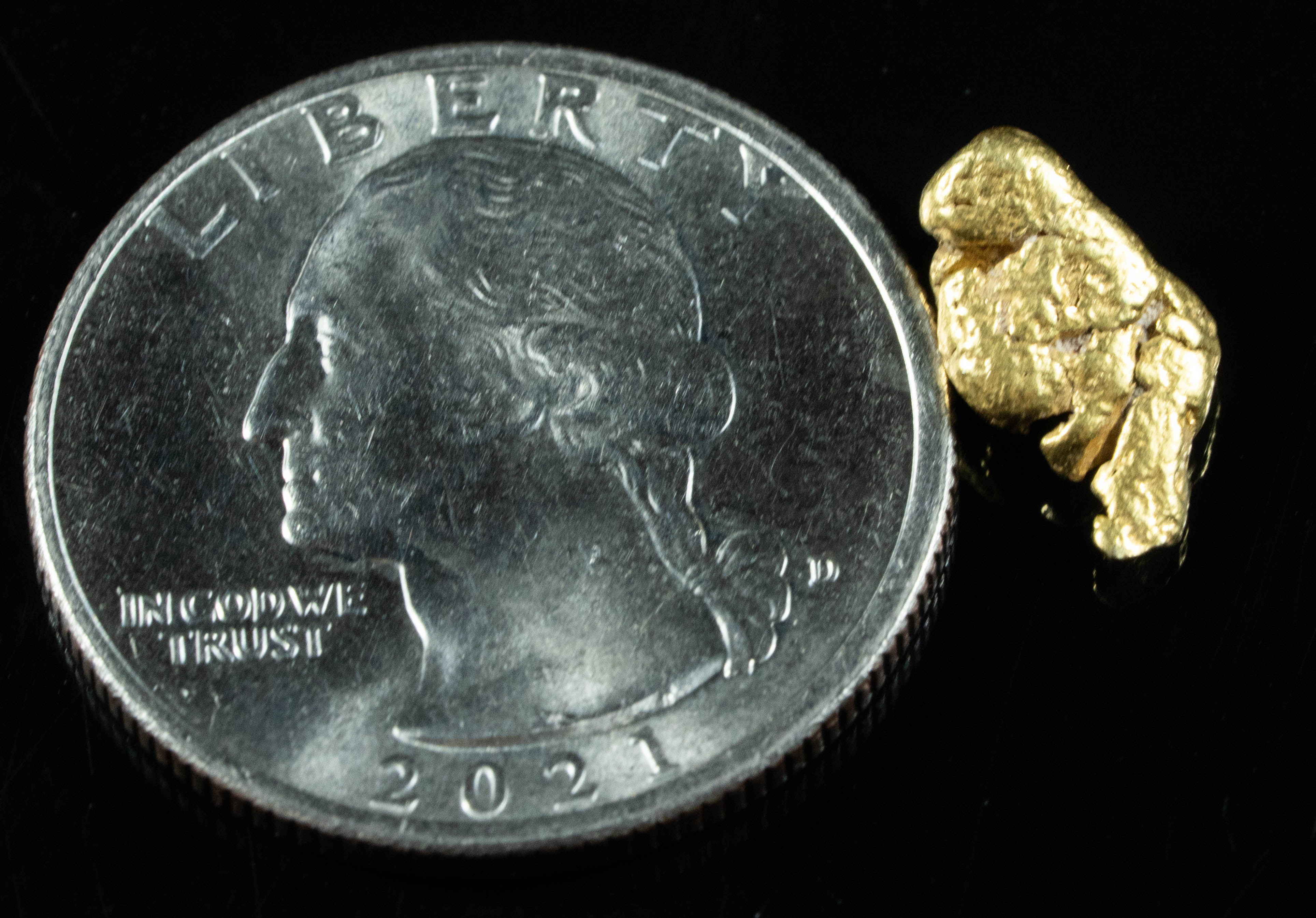 #124 Alaskan BC Natural Gold Nugget 1.49 Grams Genuine