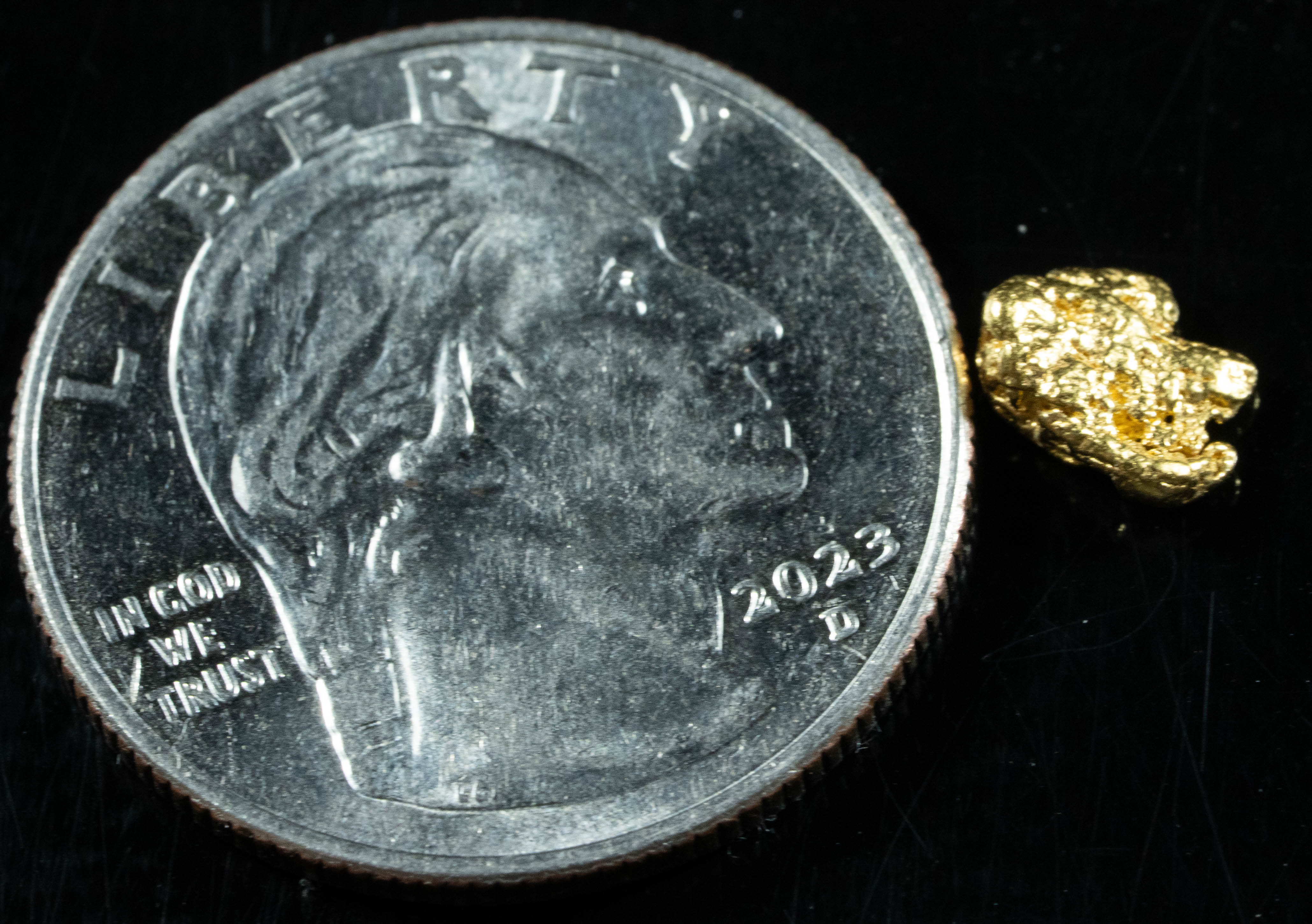 #32 Alaskan BC Natural Gold Nugget .64 Grams Genuine